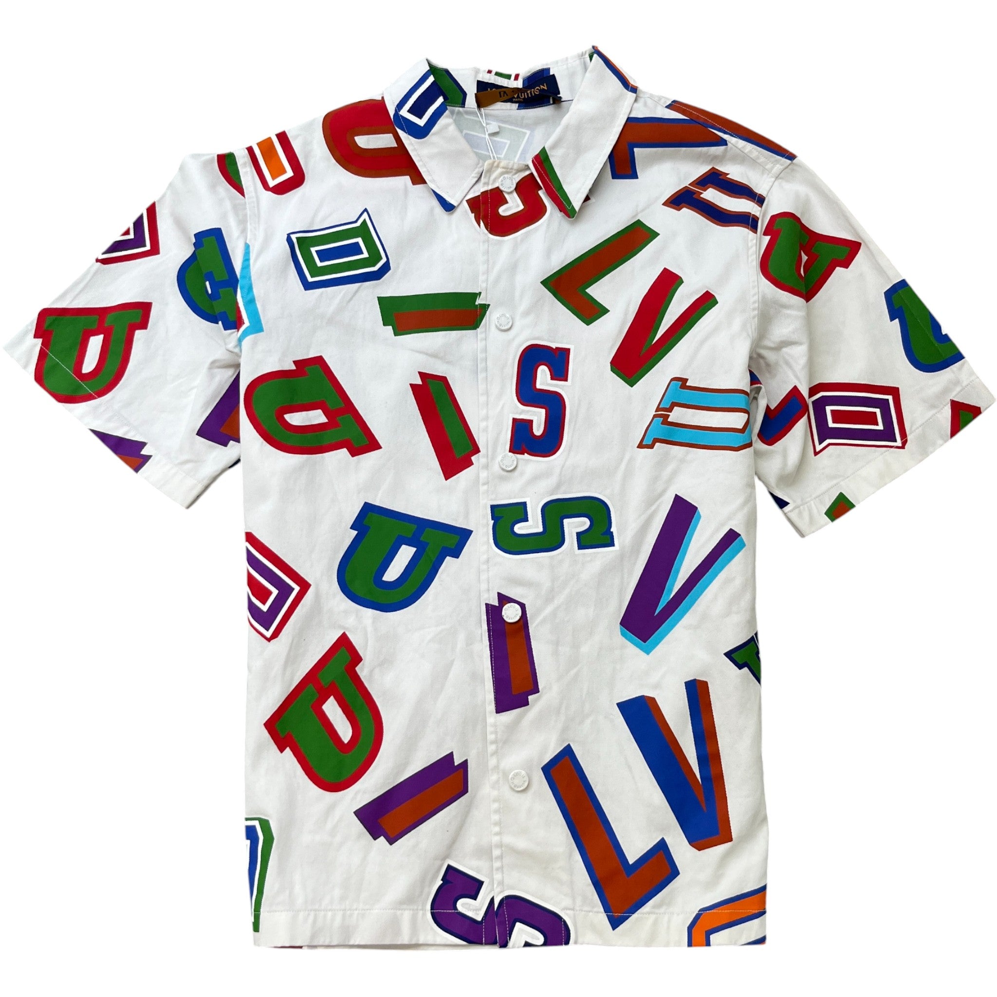 Men's Nba Logo OverShirt White Size M