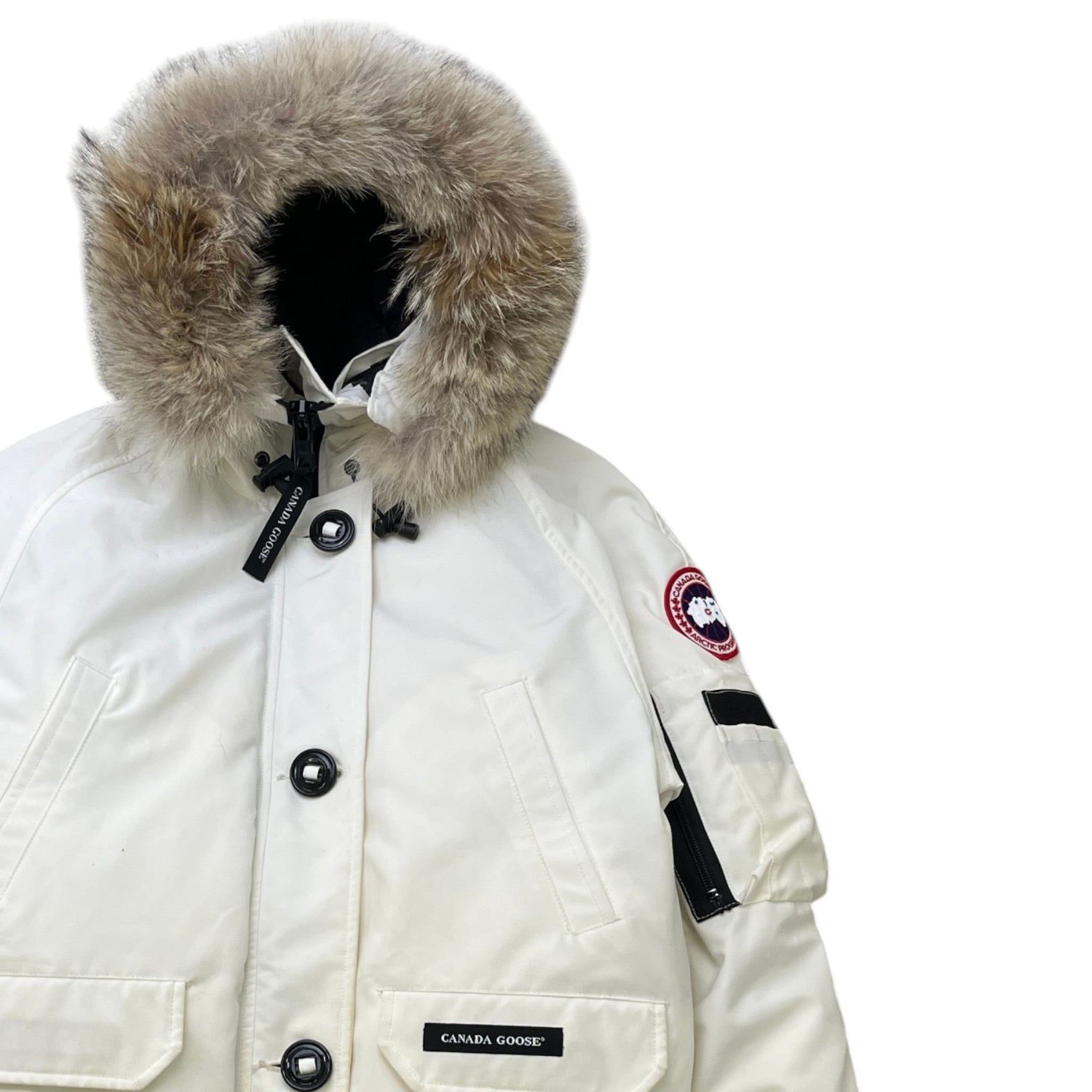 Men's Chilliwack Bomber Down Jacket White Size M