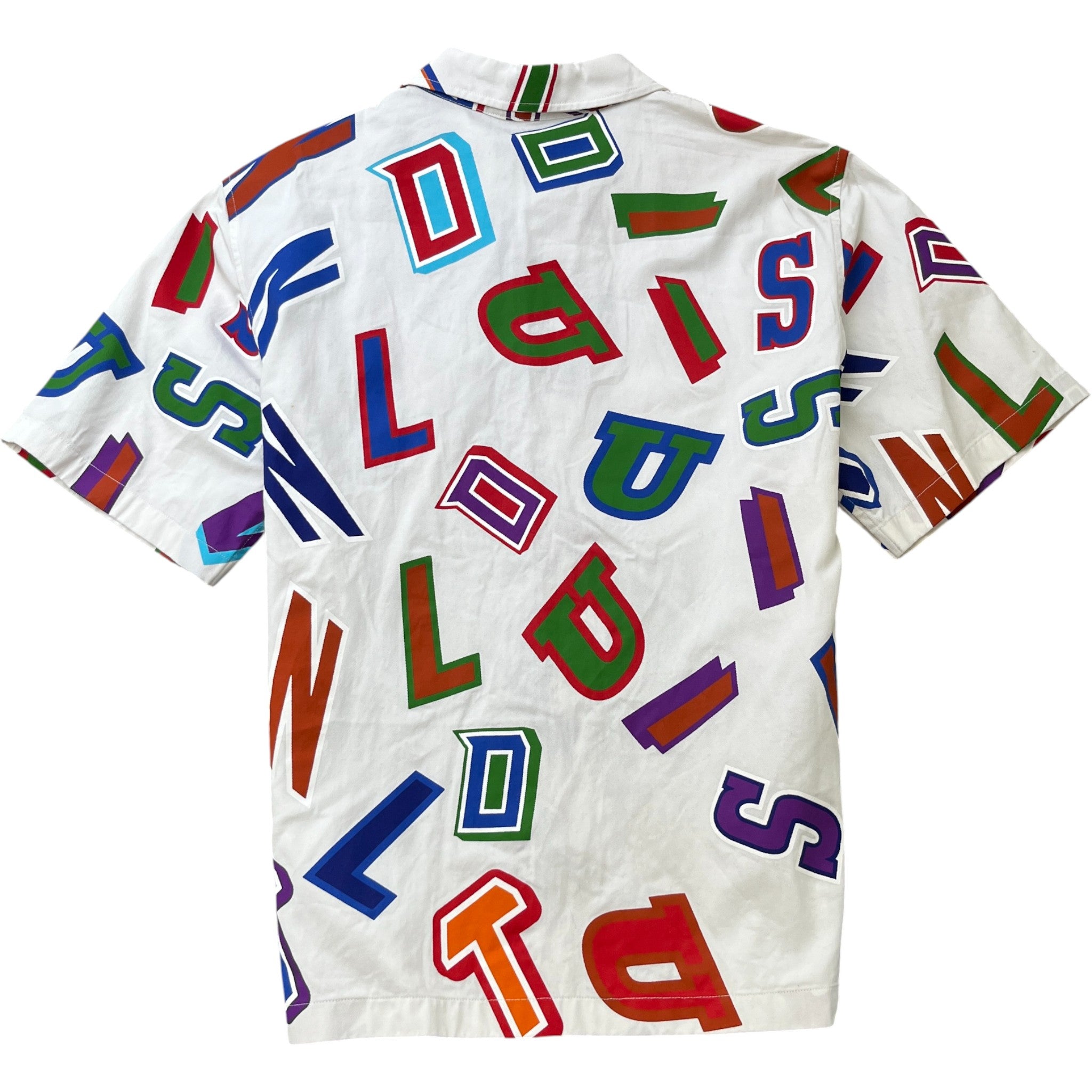 Men's Nba Logo OverShirt White Size M