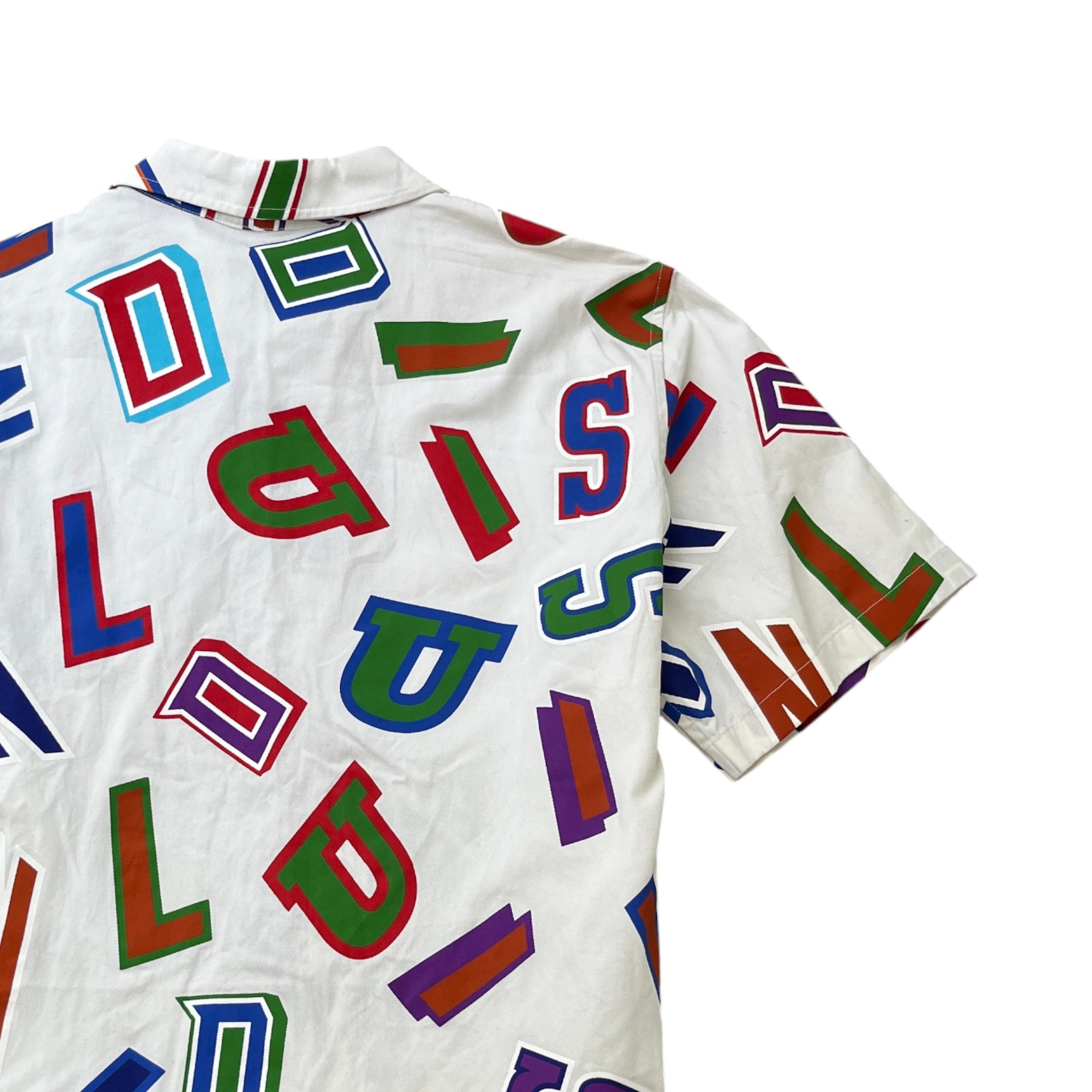 Men's Nba Logo OverShirt White Size M