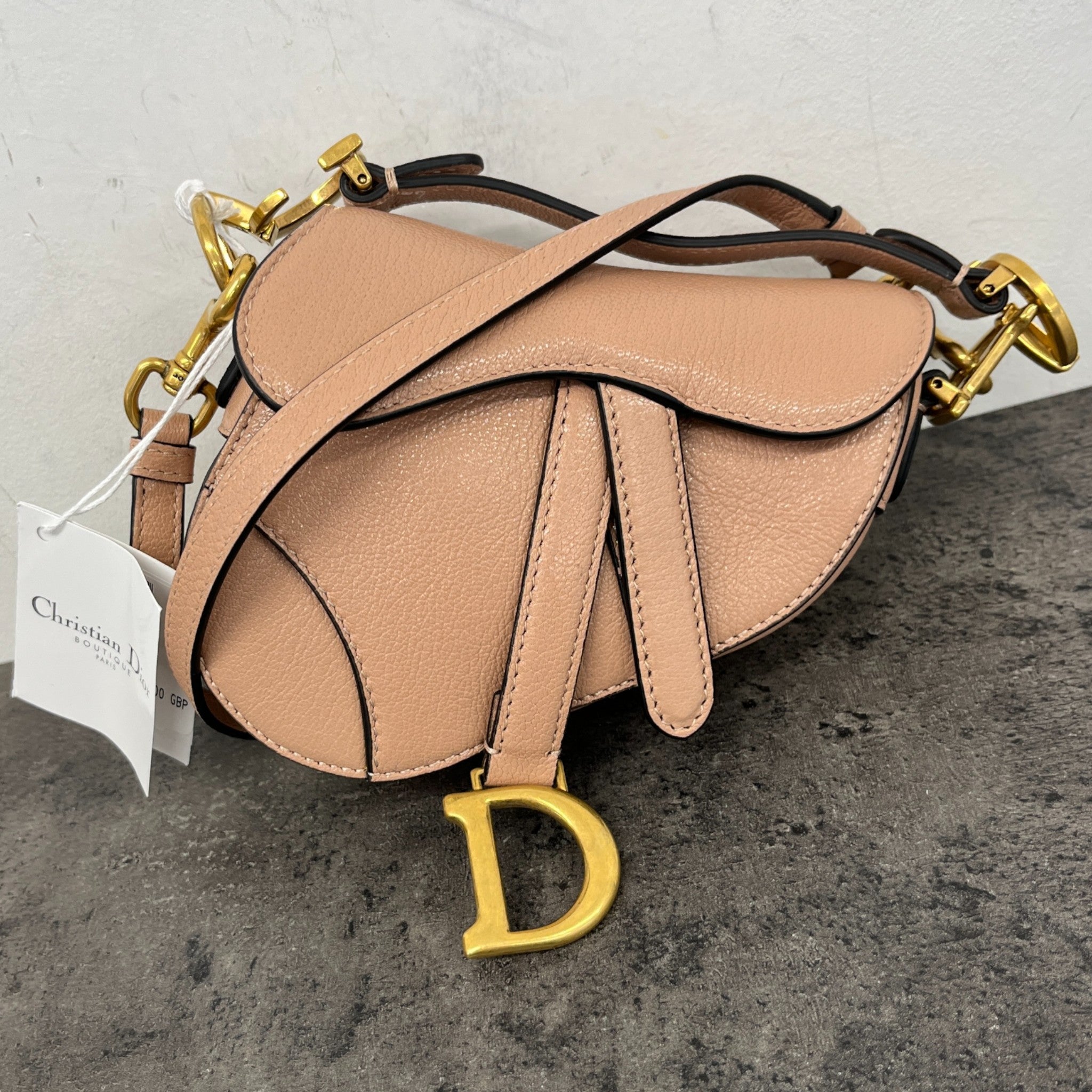 Women's Micro Saddle Bag Nude
