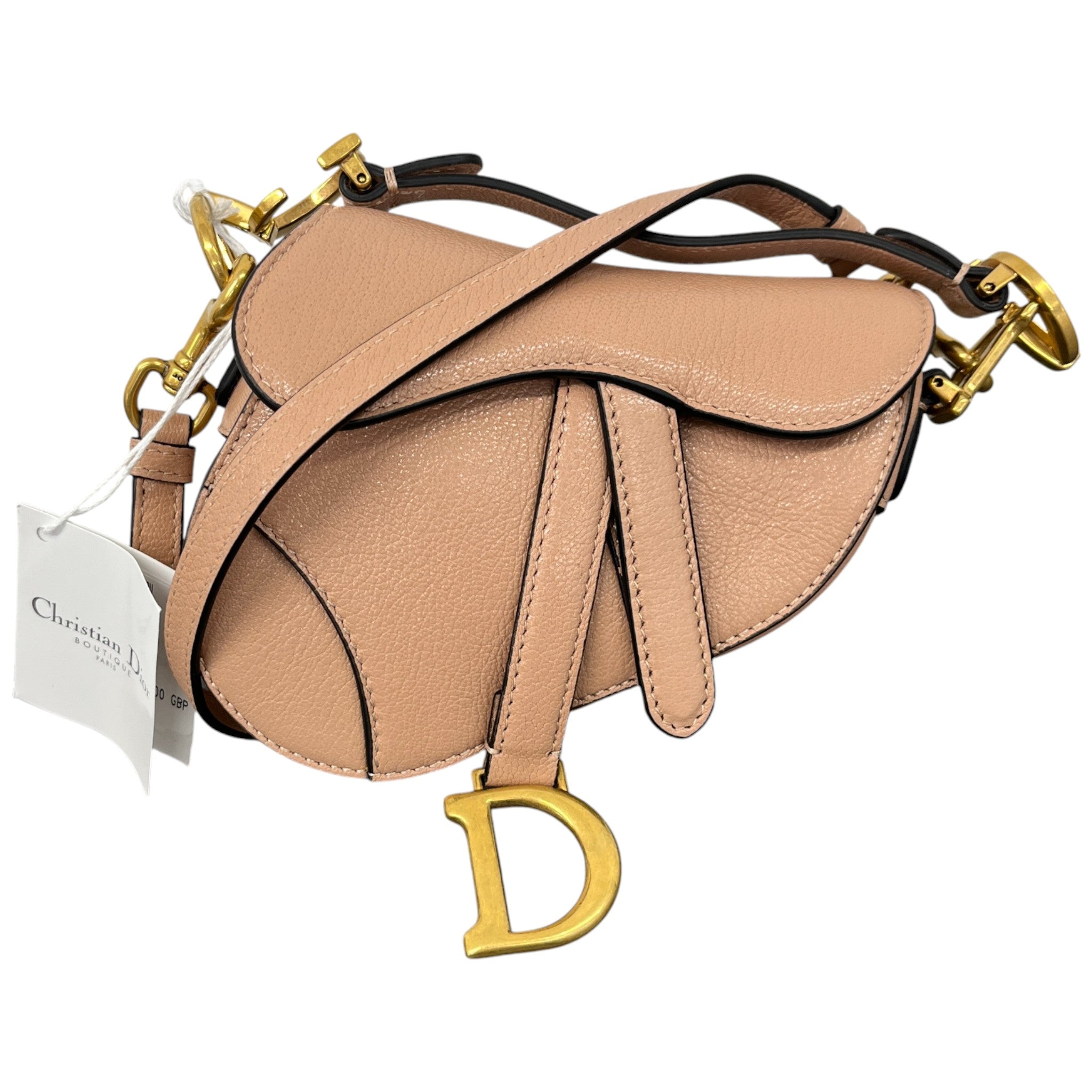 Women's Micro Saddle Bag Nude