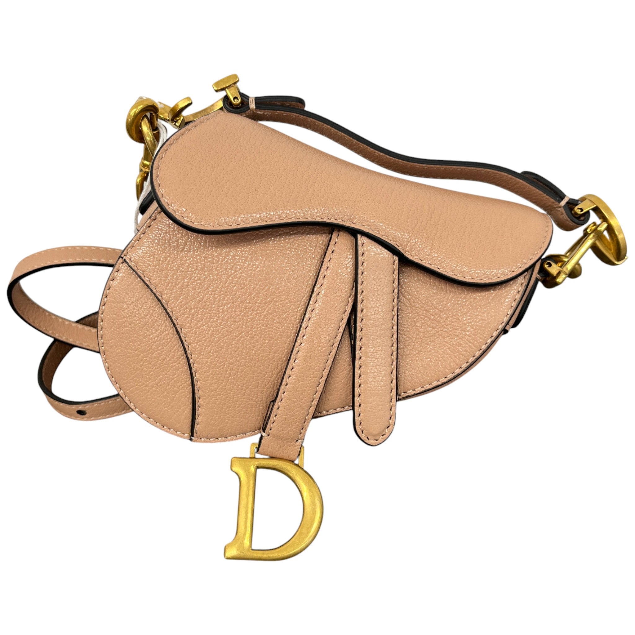 Women's Micro Saddle Bag Nude