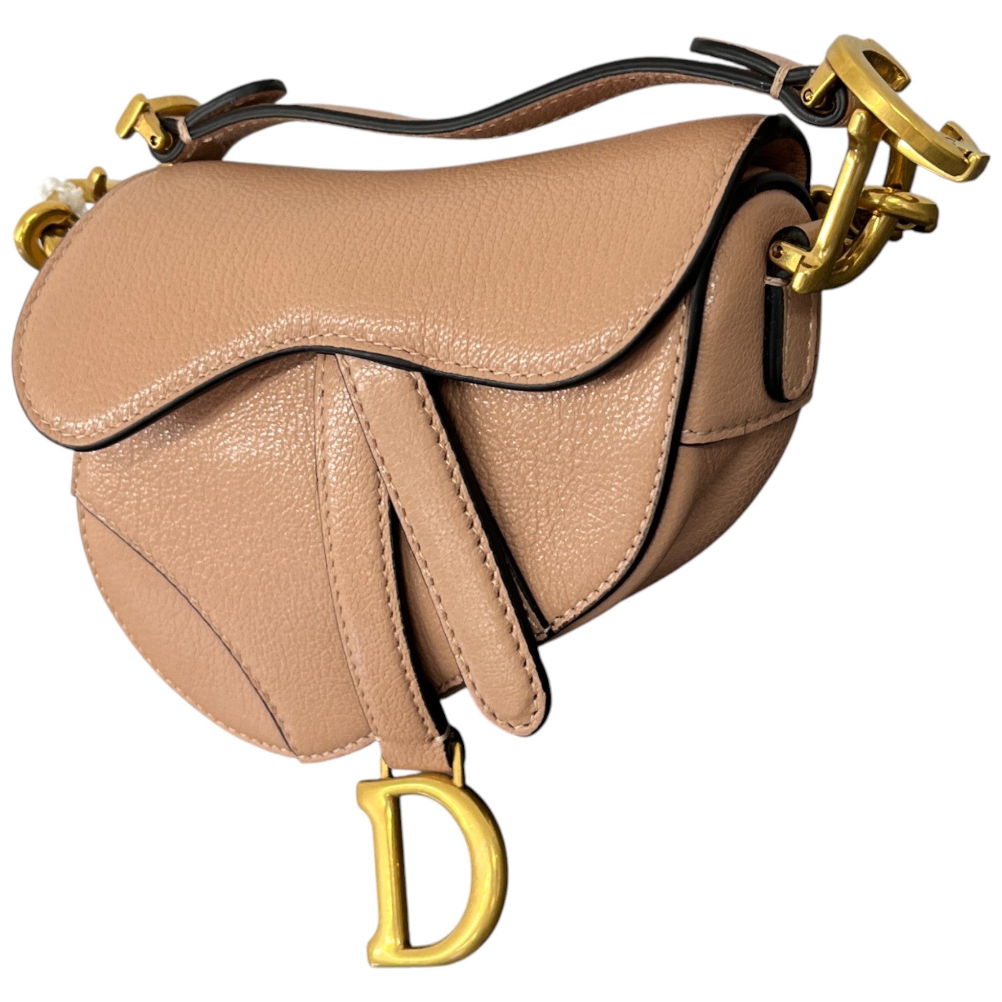 Women's Micro Saddle Bag Nude