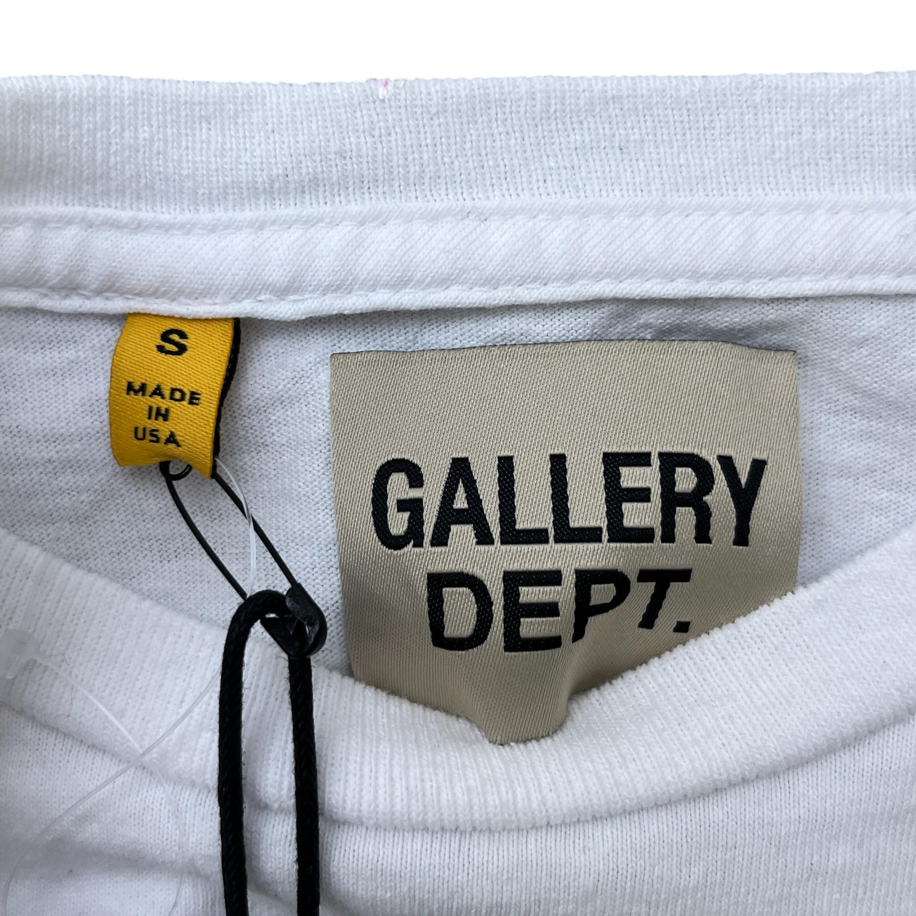 Men's Logo Print T-Shirt White Size S