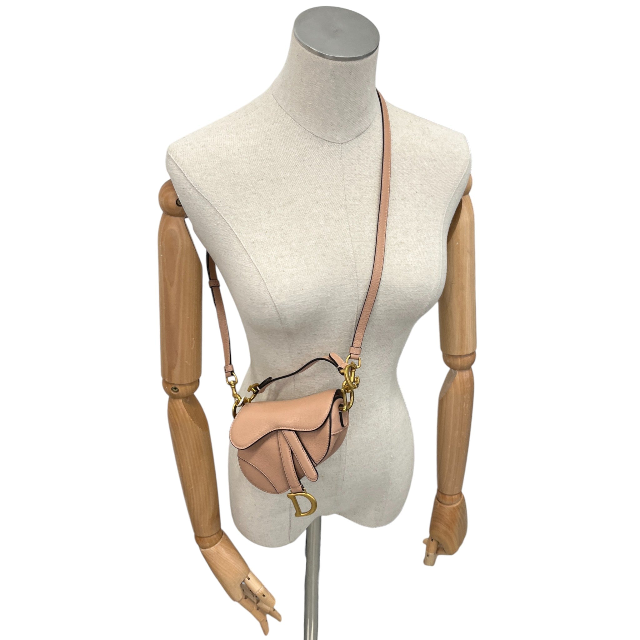 Women's Micro Saddle Bag Nude