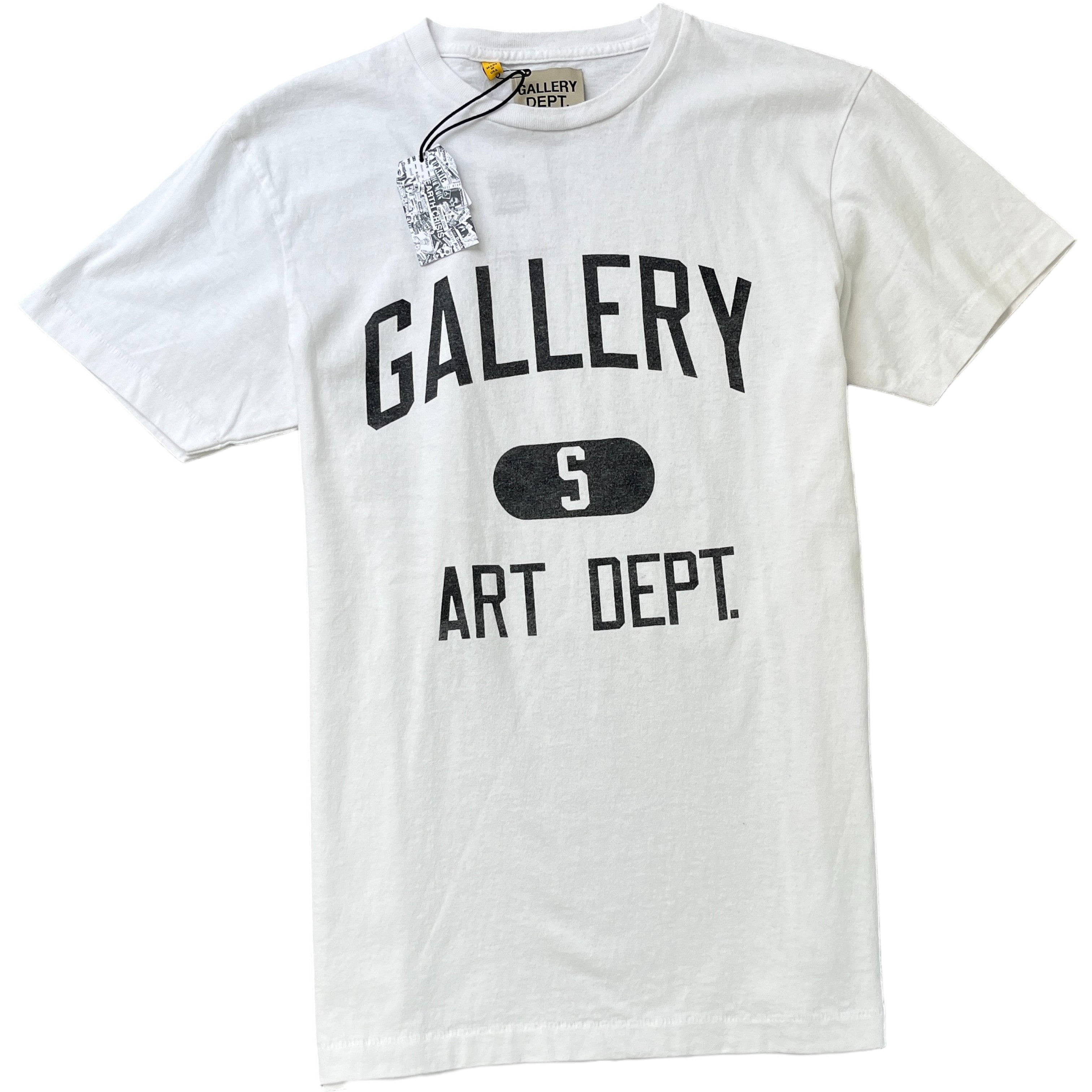 Men's Logo Print T-Shirt White Size S