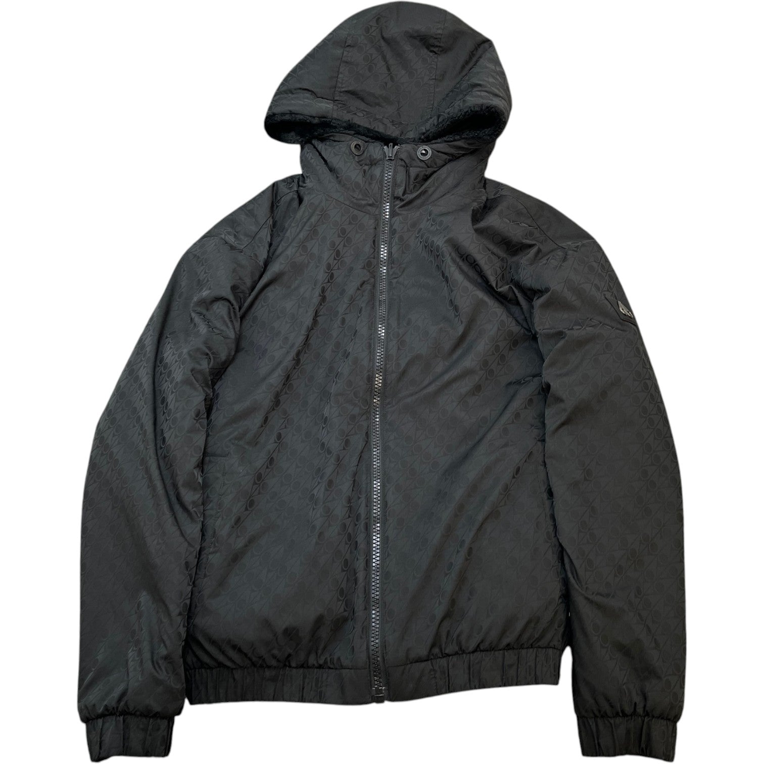Men's Borden Monogram Bunny Reversible Jacket Black Size S