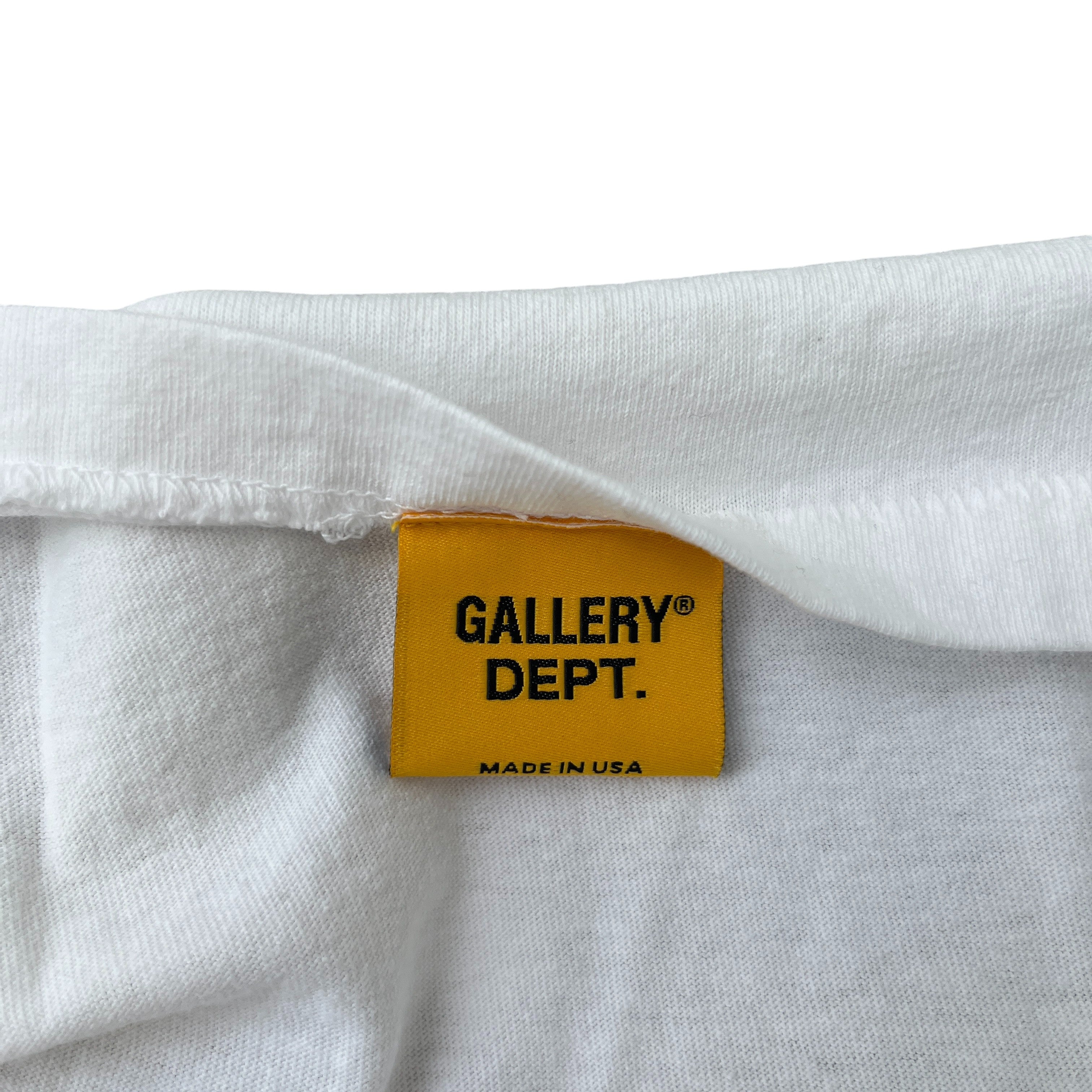 Men's Logo Print T-Shirt White Size S