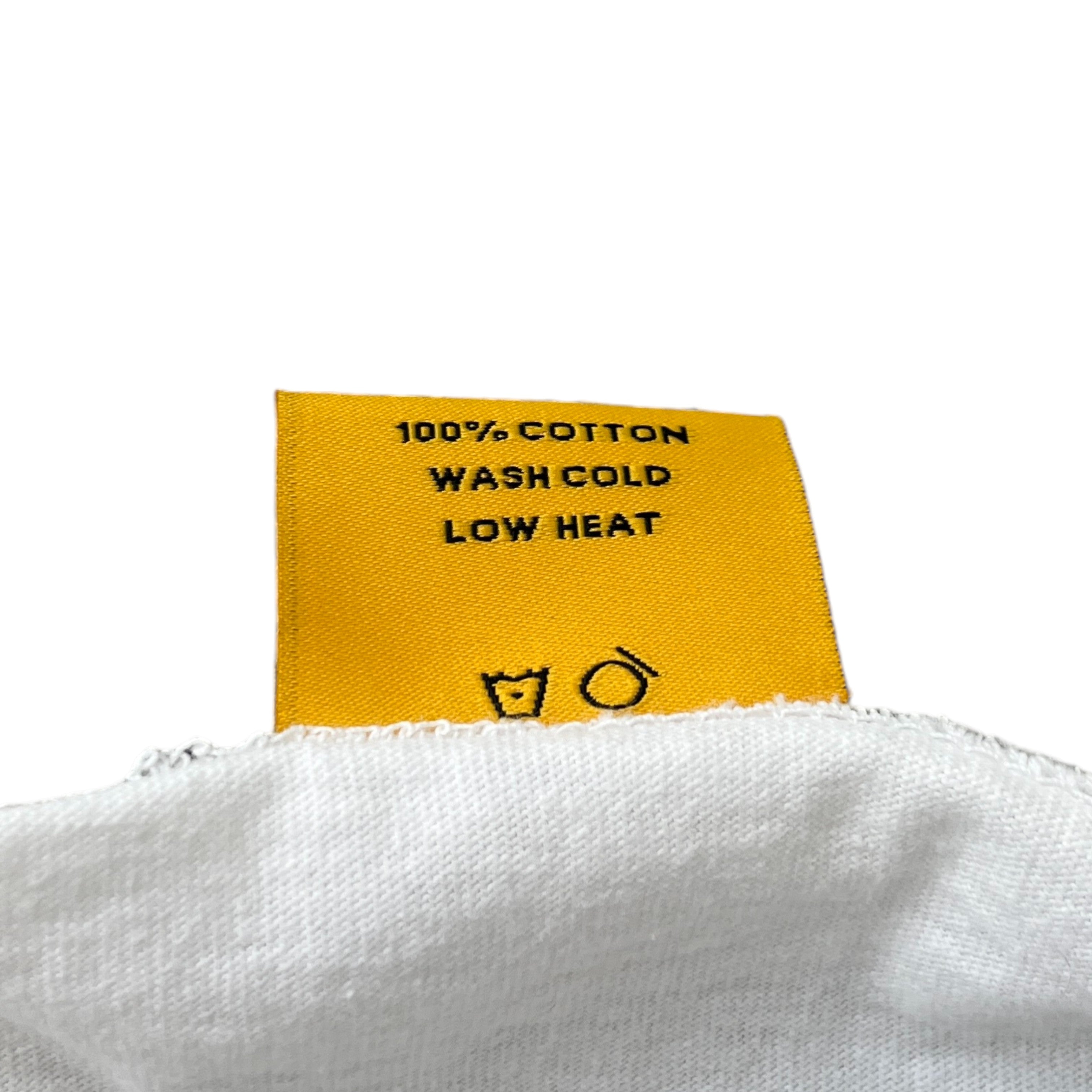 Men's Logo Print T-Shirt White Size S