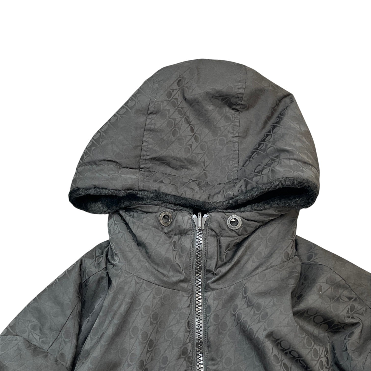 Men's Borden Monogram Bunny Reversible Jacket Black Size S