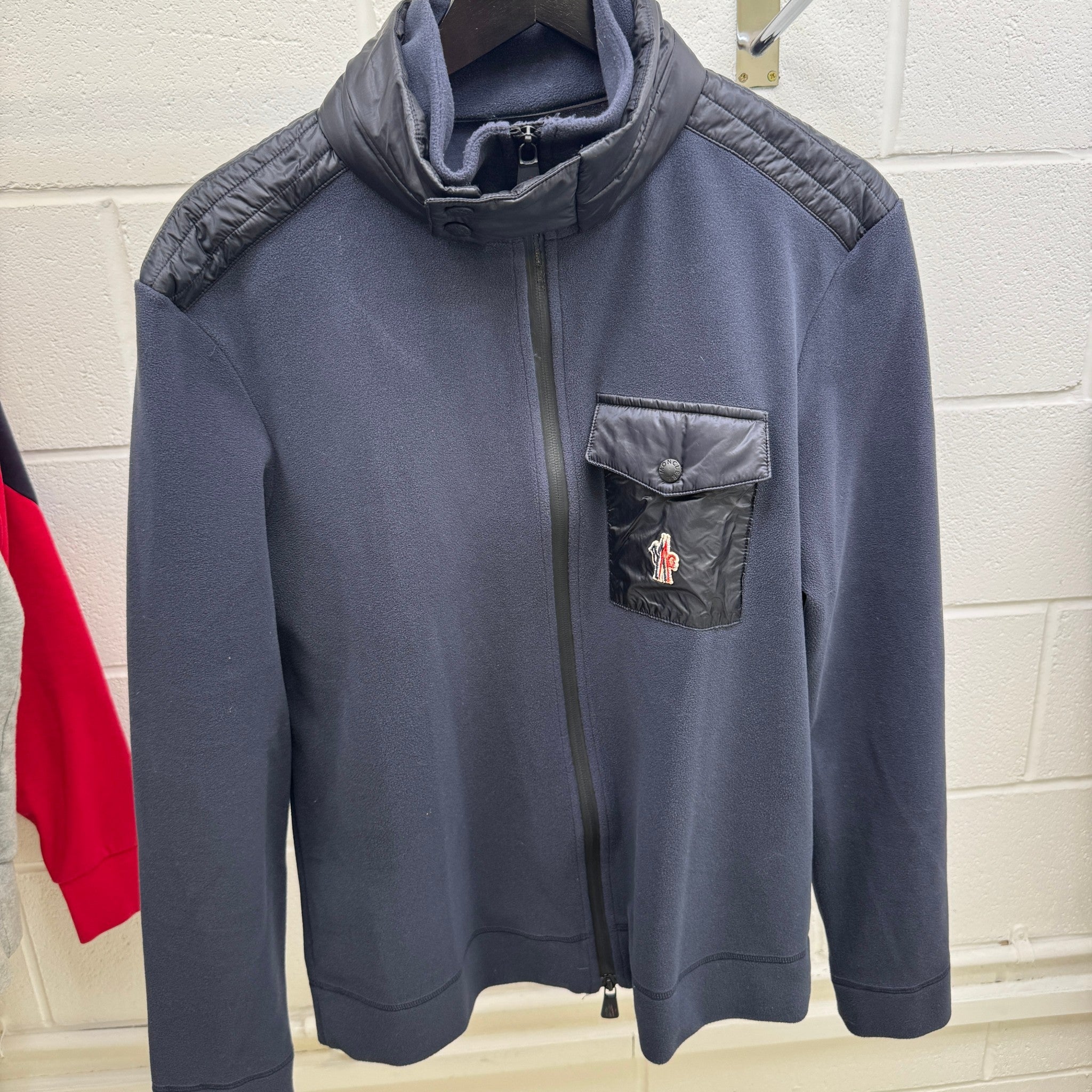 Men's Maglia Cardigan Jacket Navy Size XXL