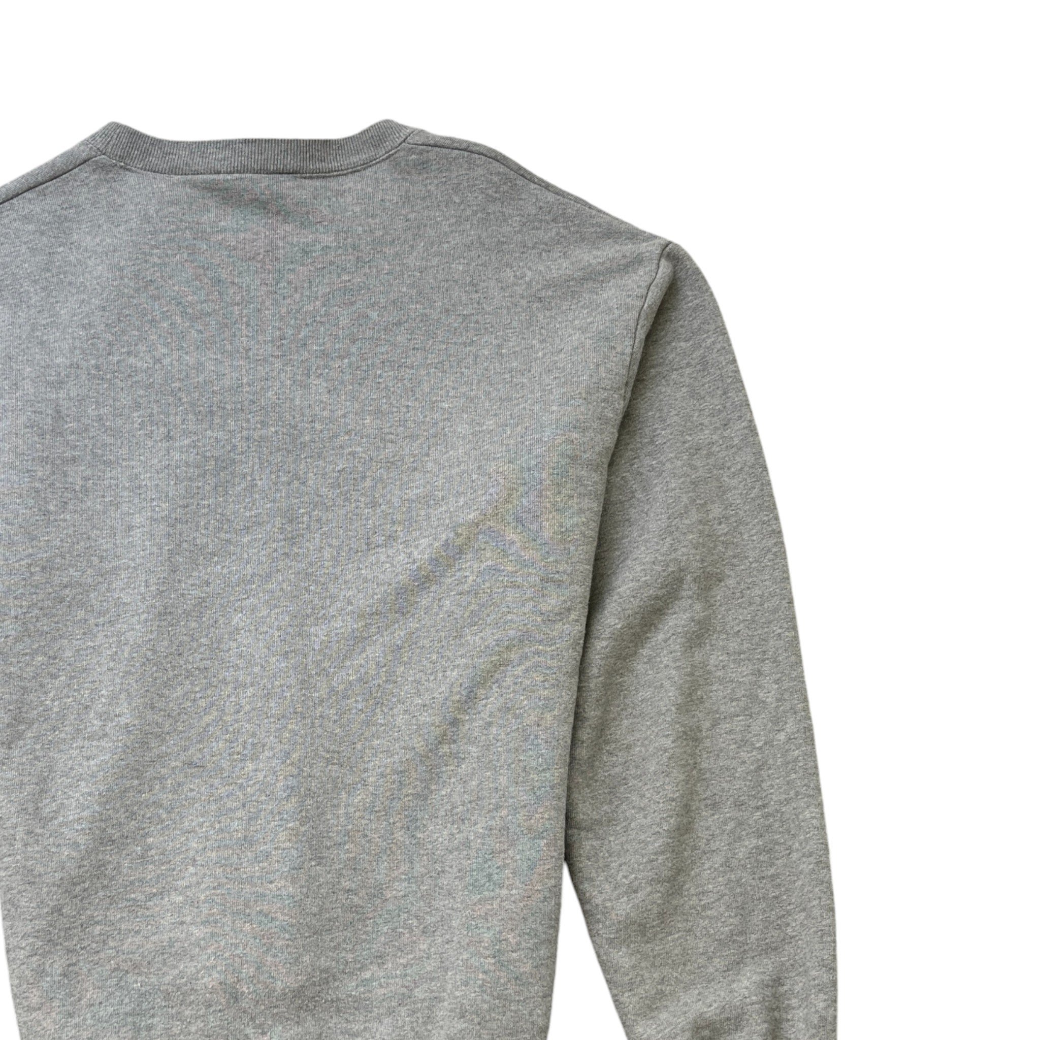 Men's Bb Logo Print Sweatshirt Grey Size M