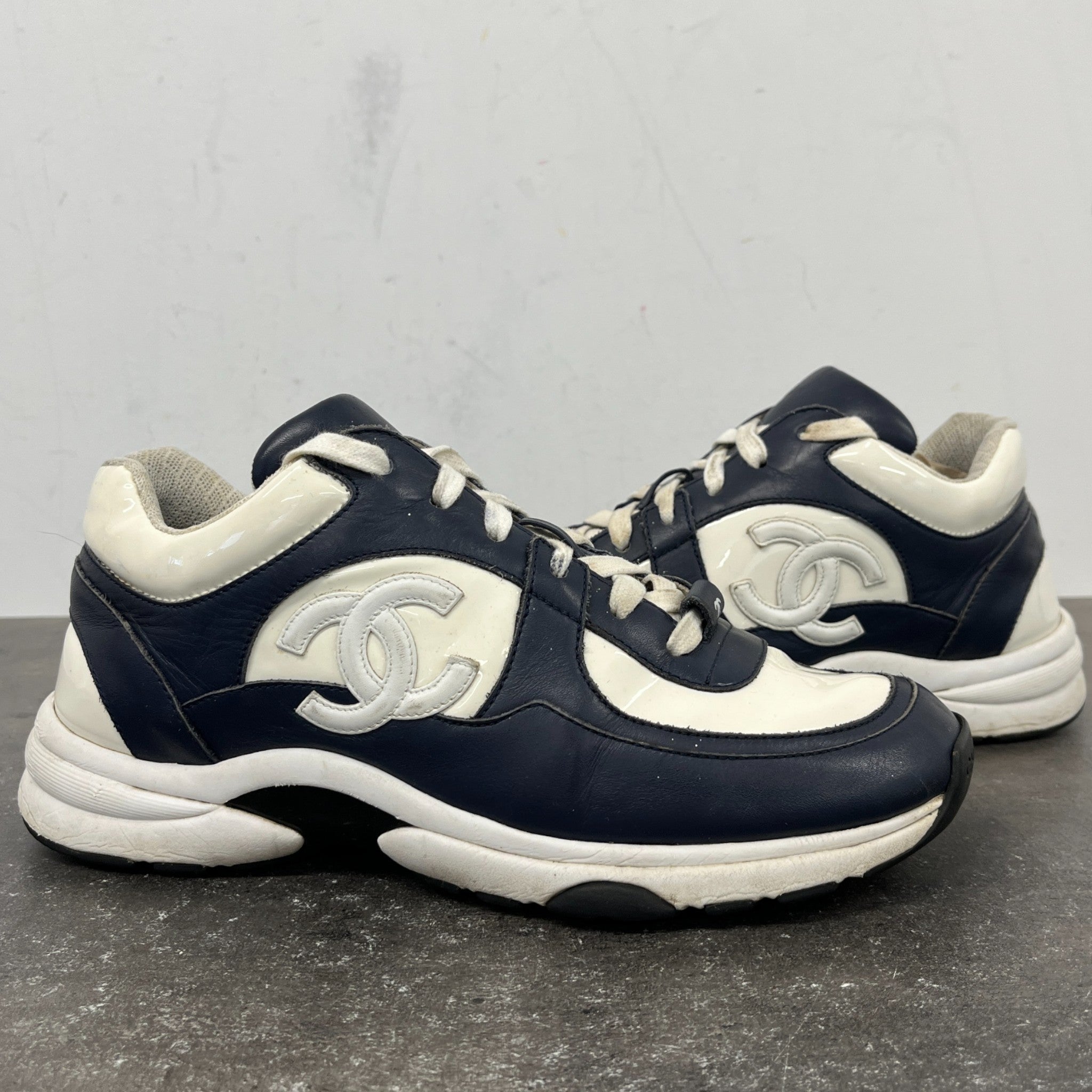 Women's Cc Runners Low Trainers Navy Size EU 38 / UK 5