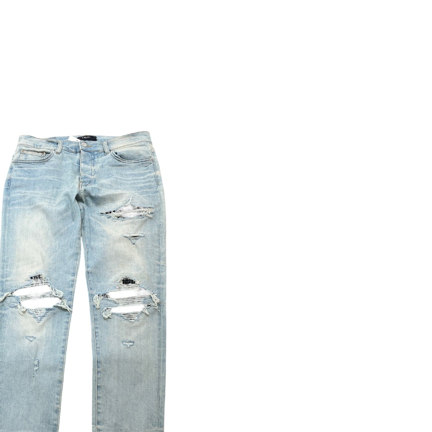 Men's Mx1 Distressed Jeans Blue Size Waist 32"