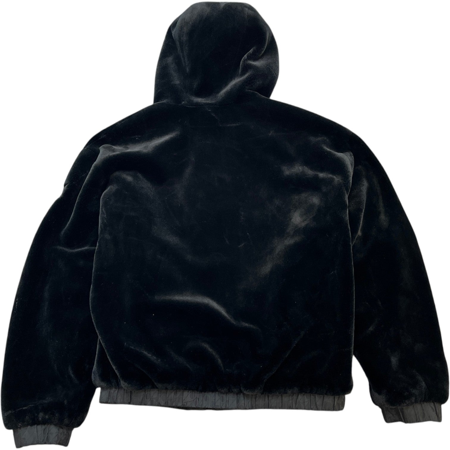 Men's Borden Monogram Bunny Reversible Jacket Black Size S