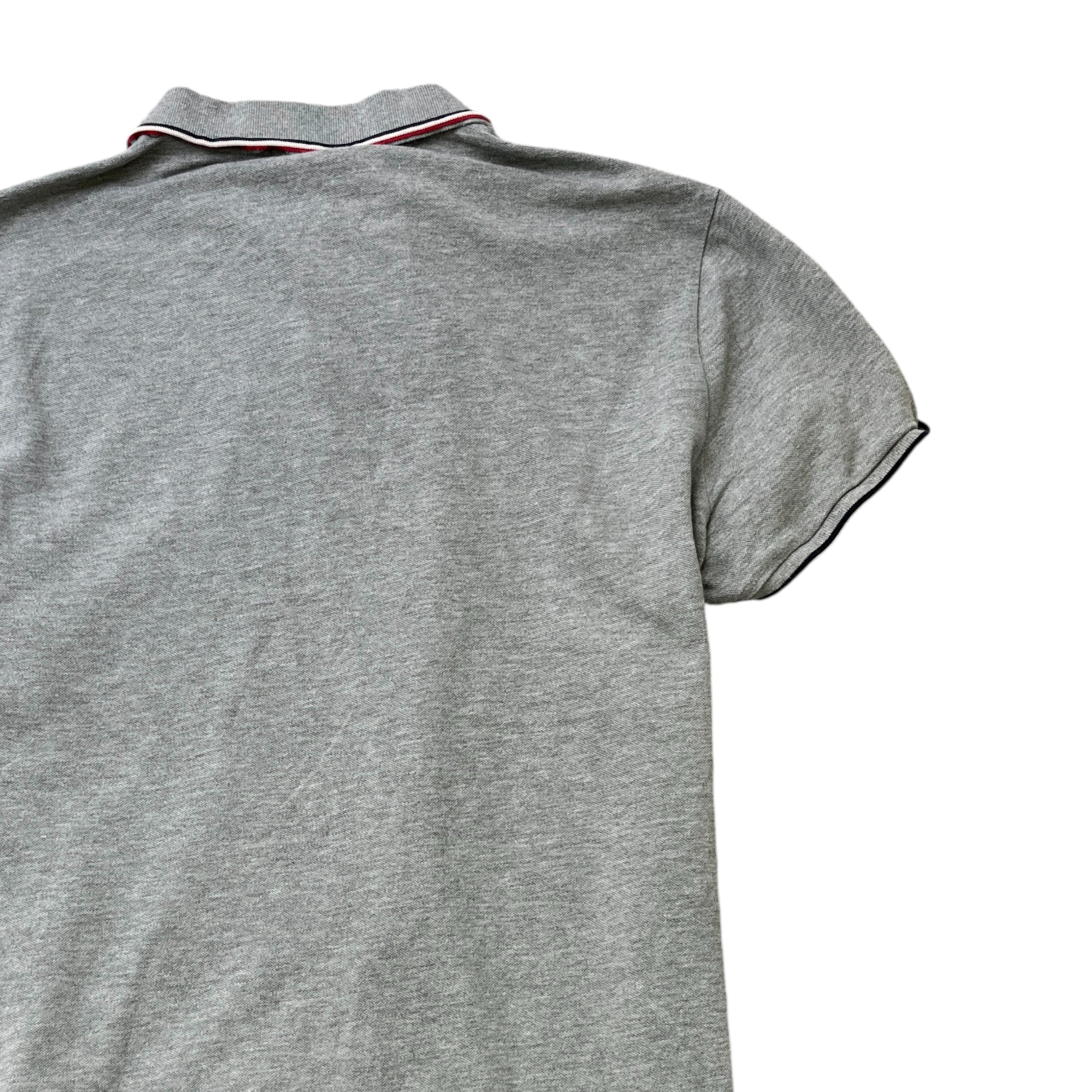 Men's Maglia Polo Shirt Grey Size L
