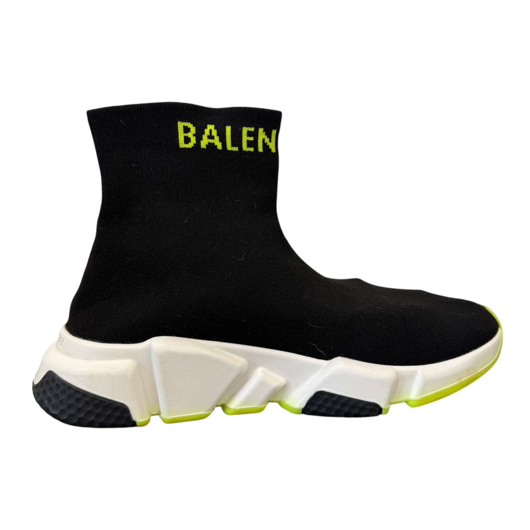 Women's Speed Sock High Trainers Black Size EU 37 / UK 4