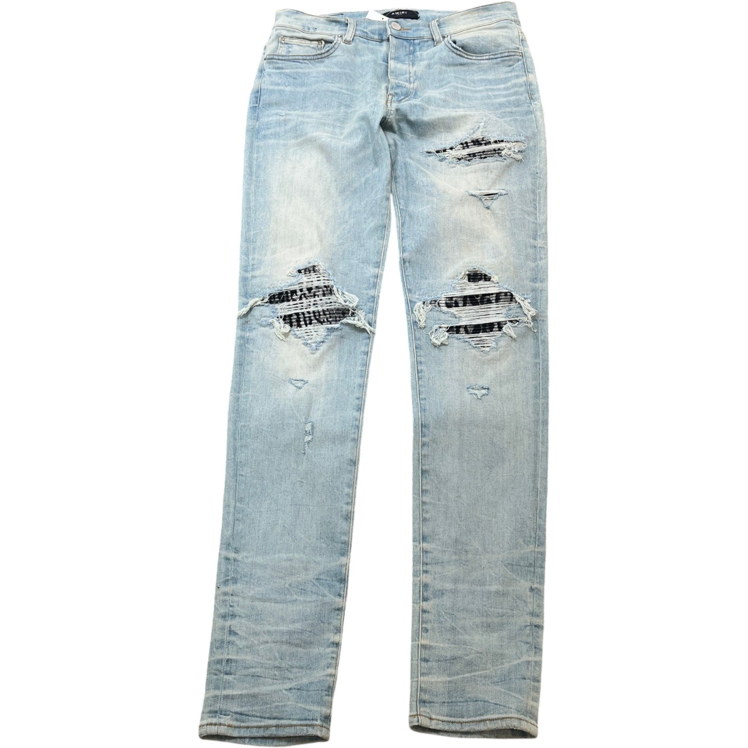 Men's Mx1 Distressed Jeans Blue Size Waist 32"