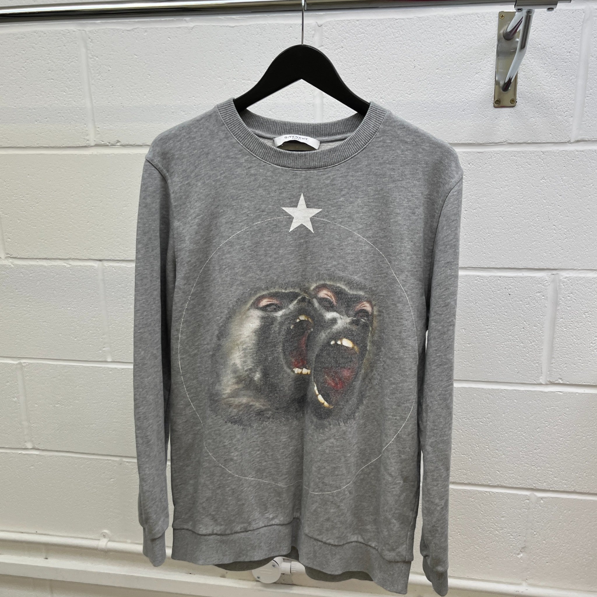 Men's Monkey Brothers Sweatshirt Grey Size M