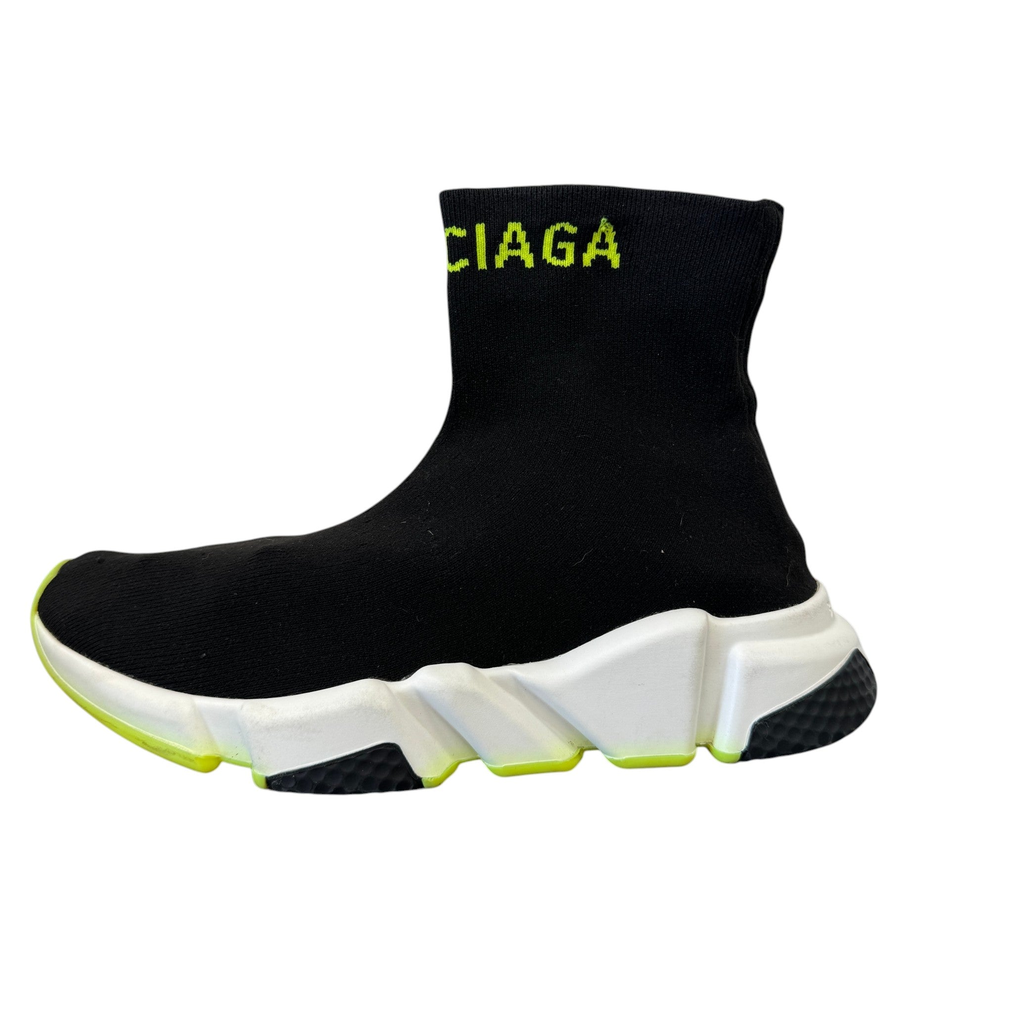 Women's Speed Sock High Trainers Black Size EU 37 / UK 4
