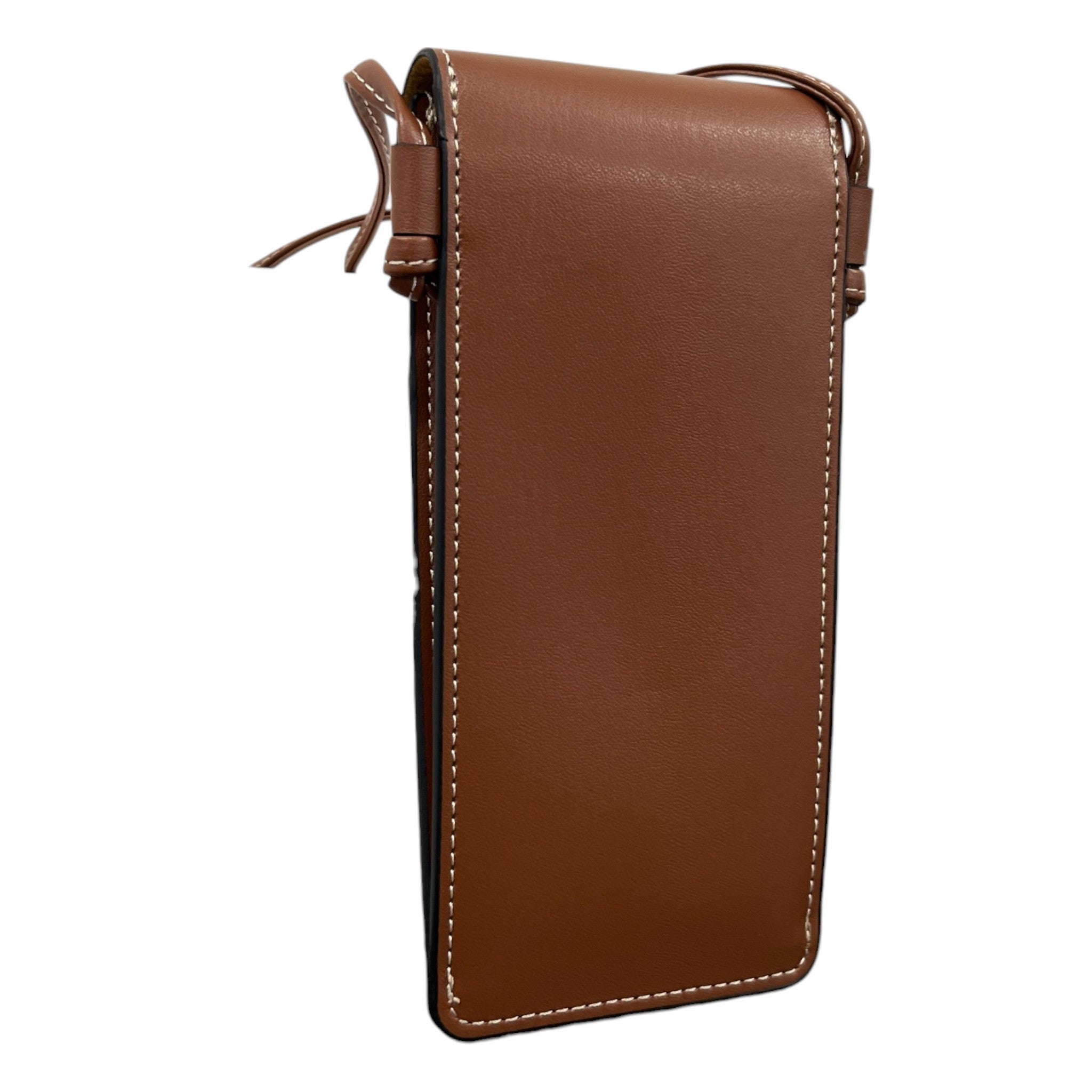 Men's Leather Phone Pouch Pouch Brown