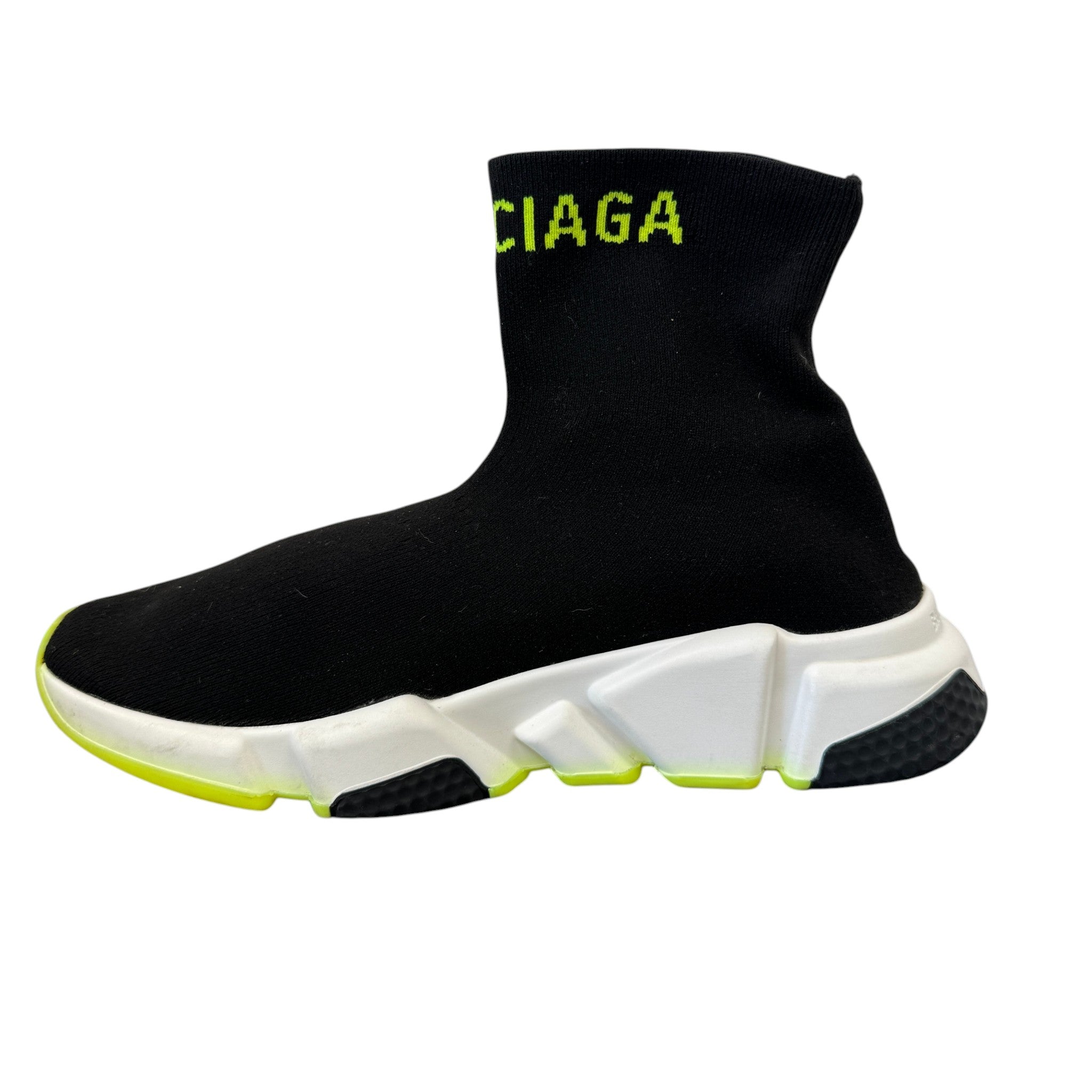 Women's Speed Sock High Trainers Black Size EU 37 / UK 4