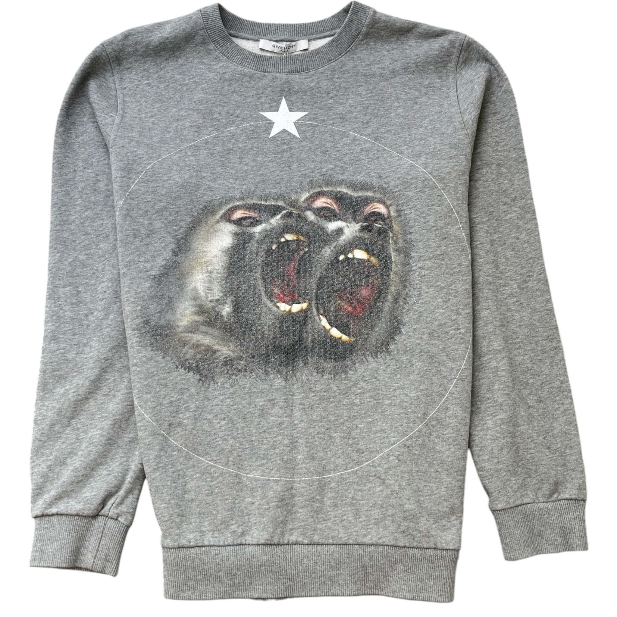 Men's Monkey Brothers Sweatshirt Grey Size M