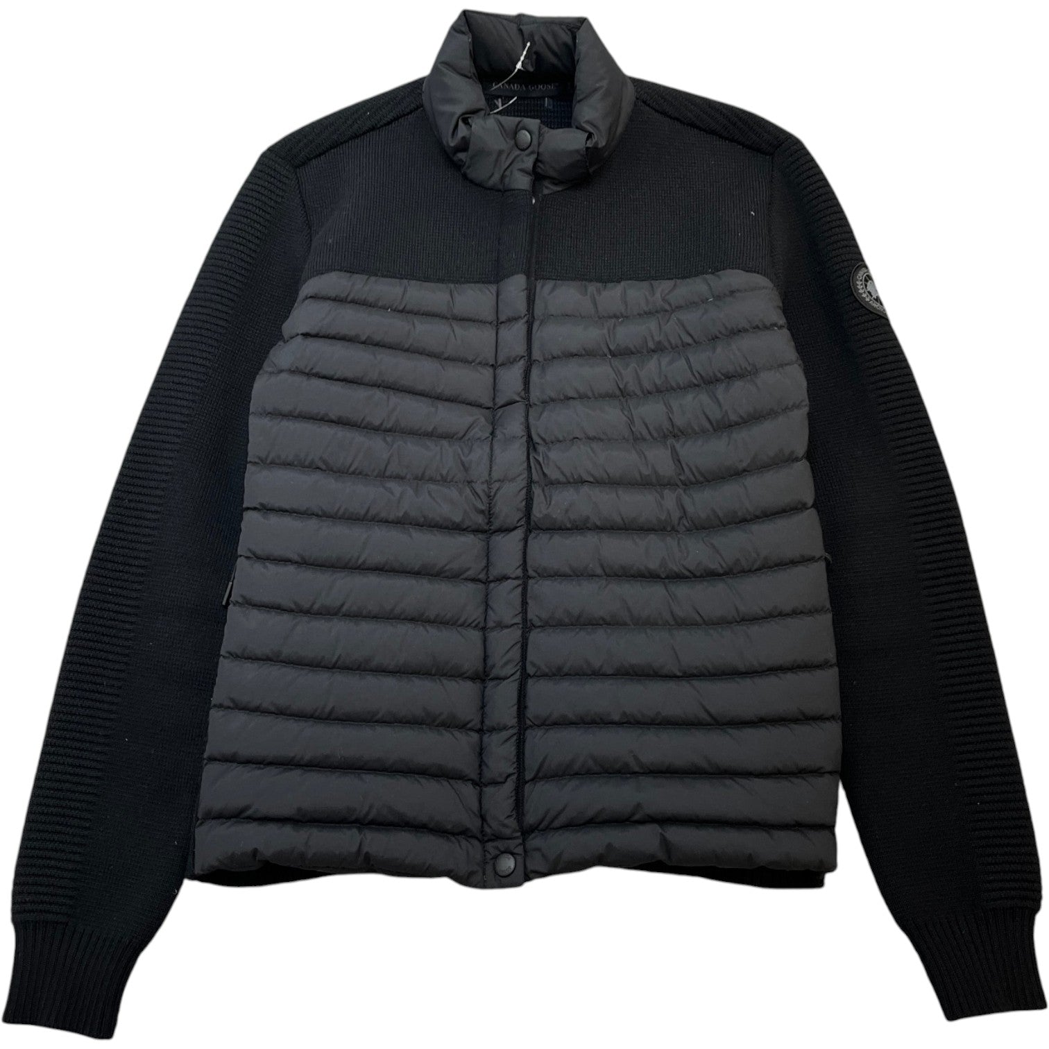 Men's Hybridge Knit Jacket Black Size L