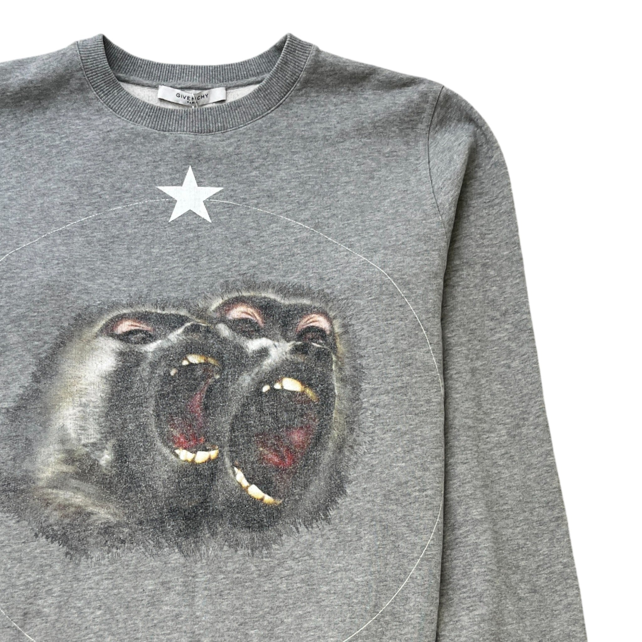 Men's Monkey Brothers Sweatshirt Grey Size M