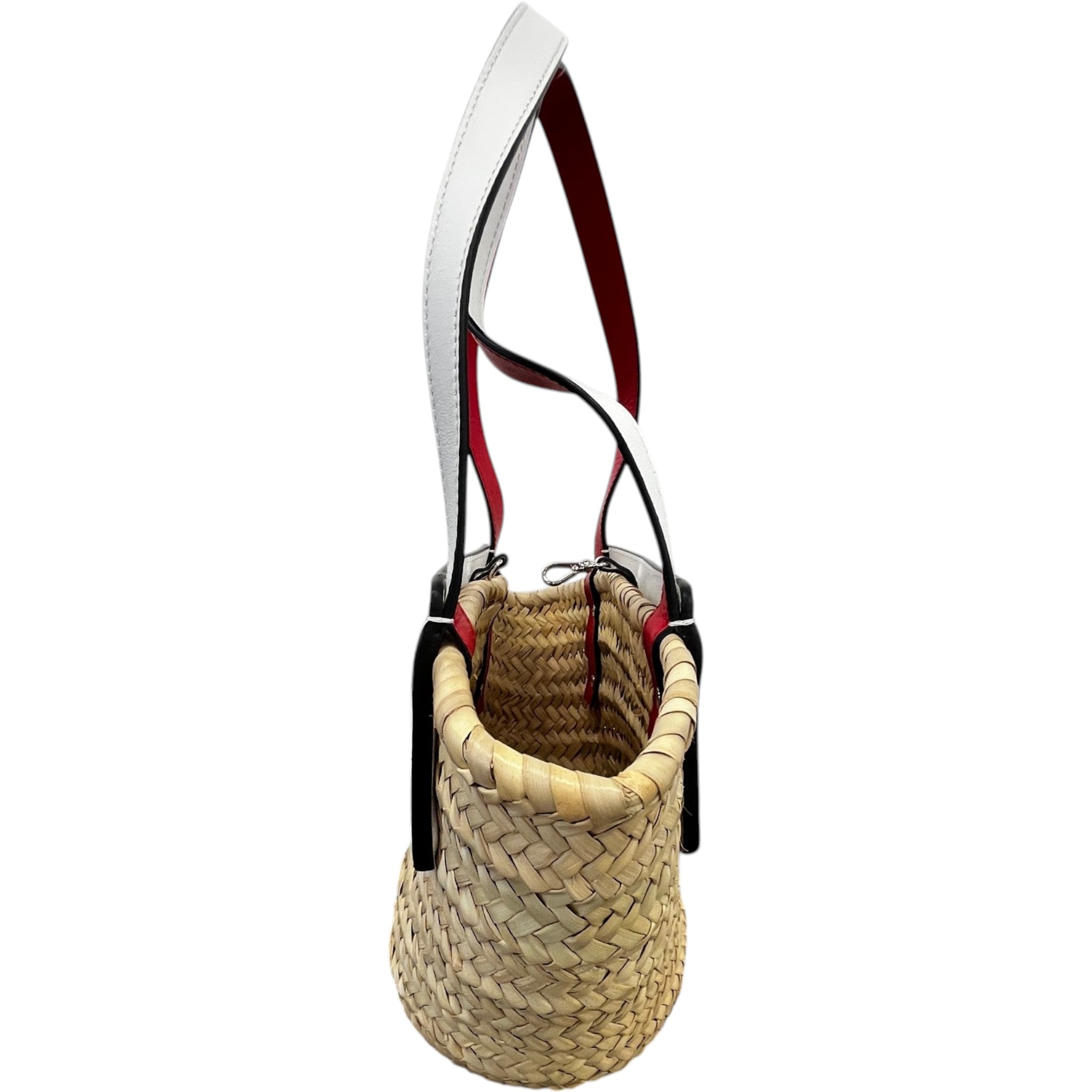 Women's Woven Straw Loubishore Tote Bag White