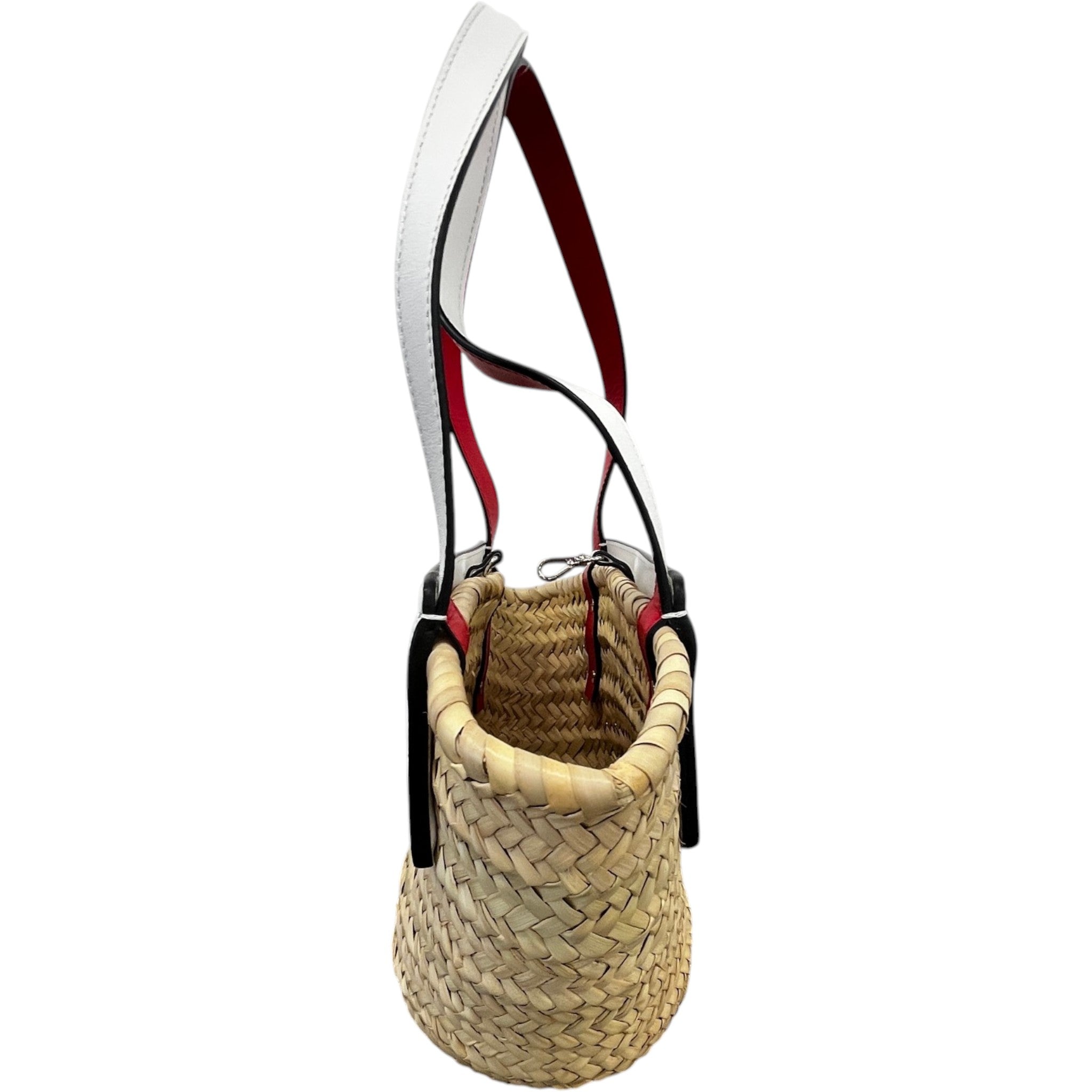 Women's Woven Straw Loubishore Tote Bag White