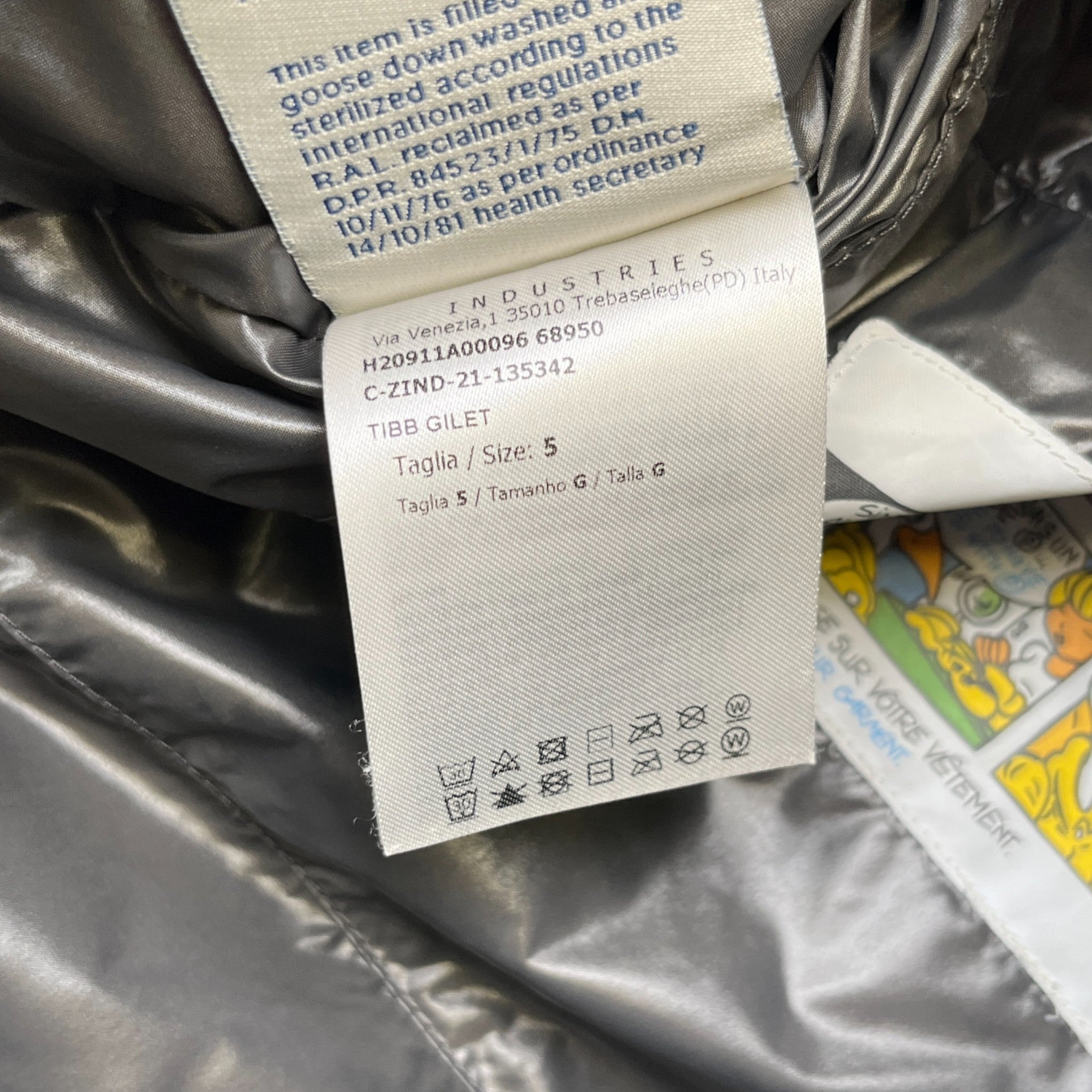 Men's Tibb Gilet Navy Size 5 / XXL