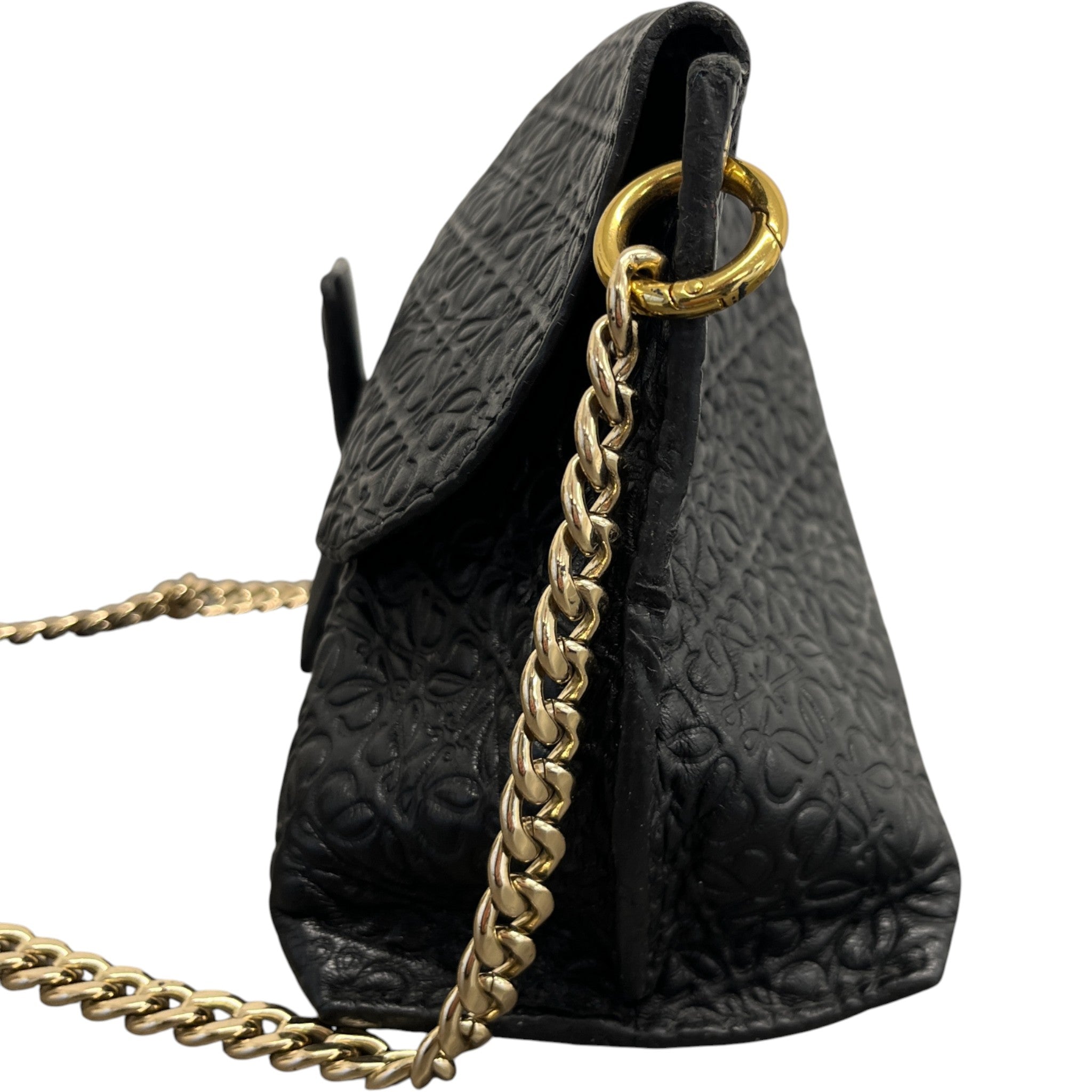 Women's Repeat Anagram Avenue Bag Black