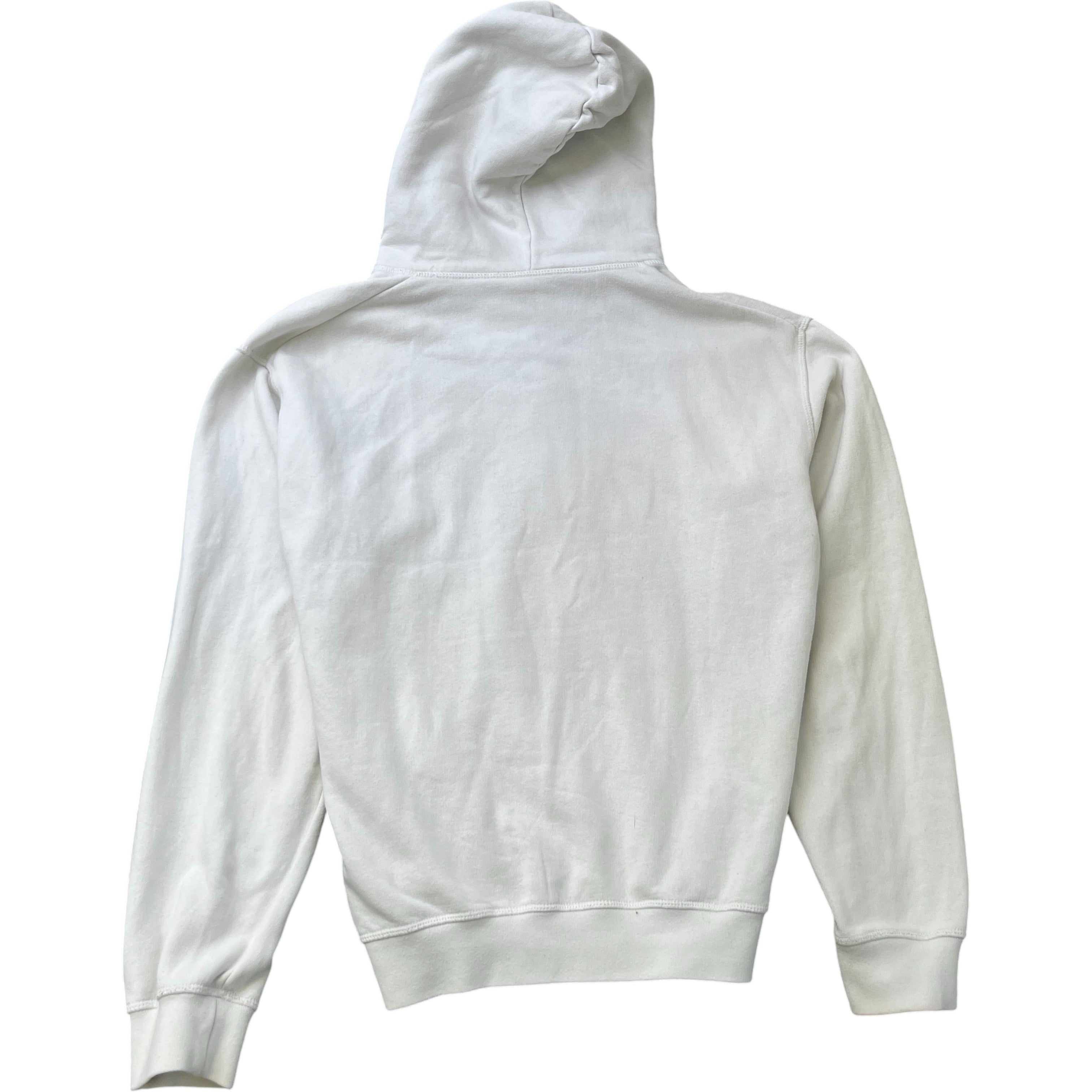 Men's Planet Logo Hoodie White Size L