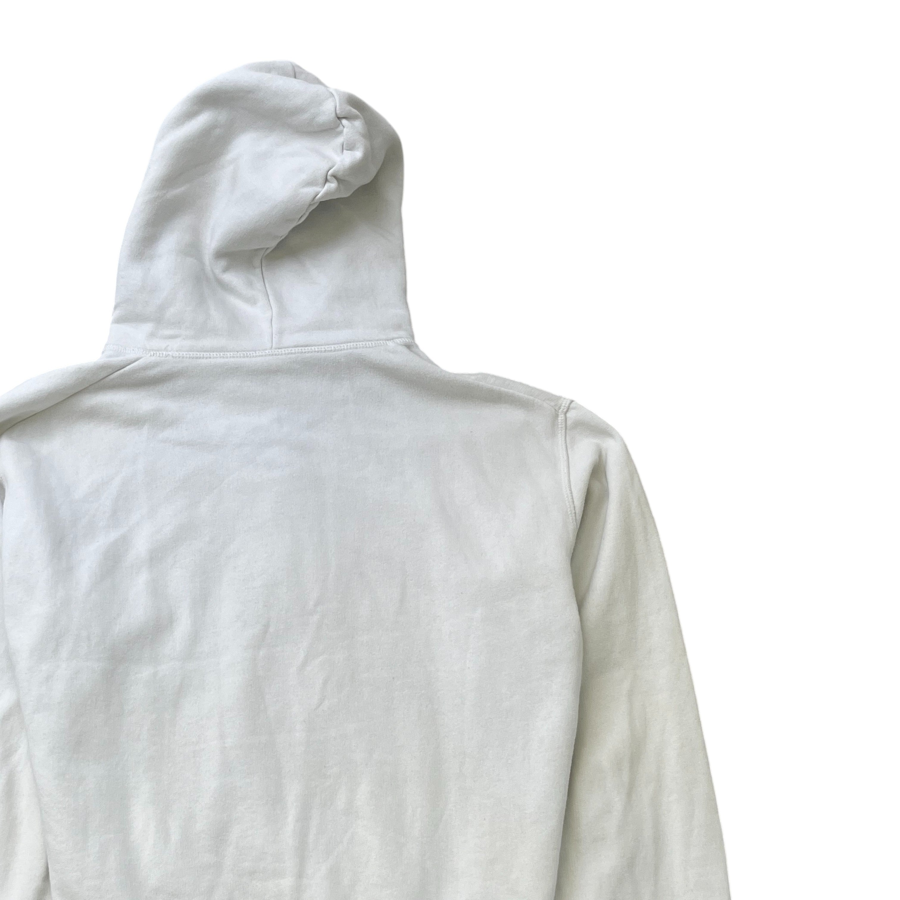 Men's Planet Logo Hoodie White Size L