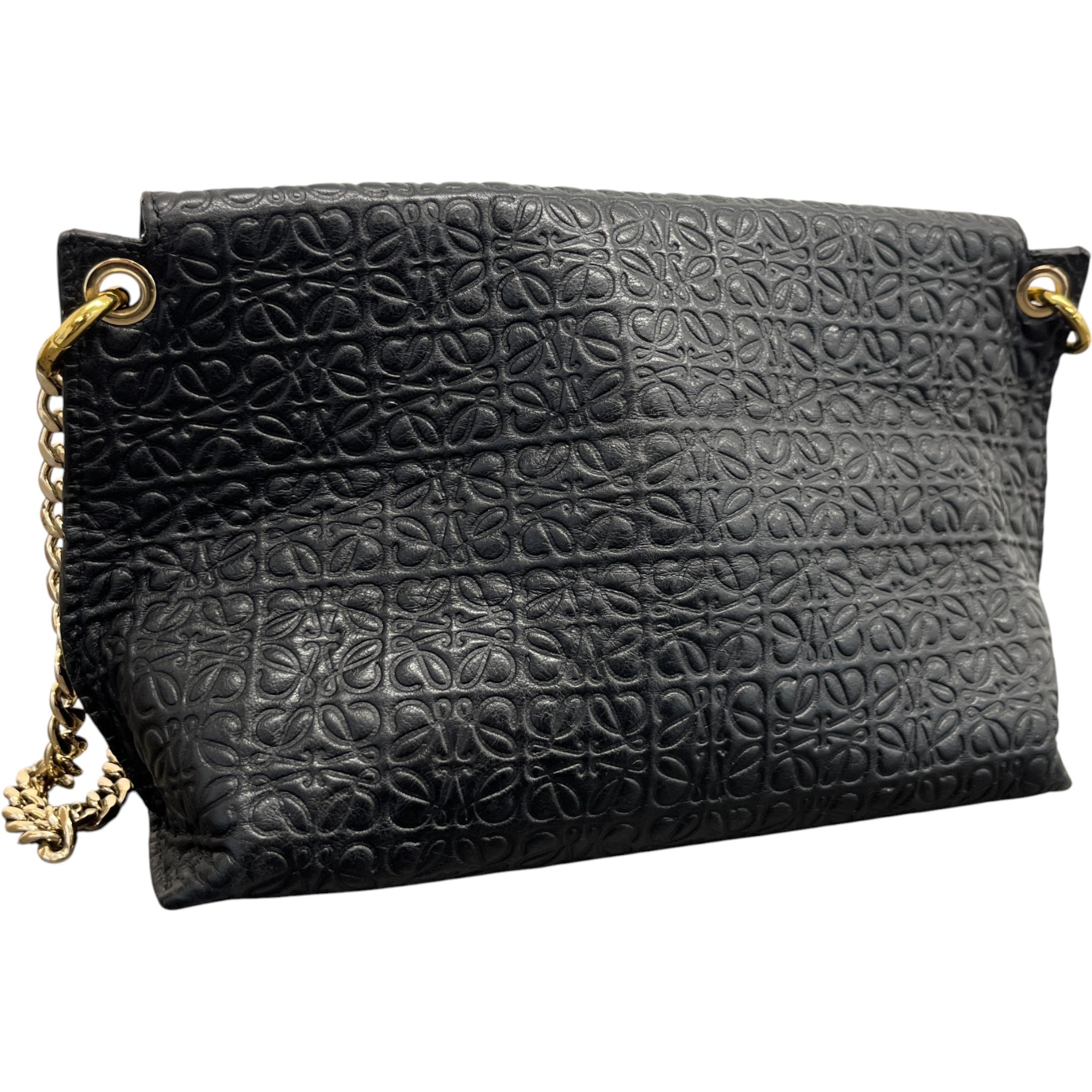 Women's Repeat Anagram Avenue Bag Black