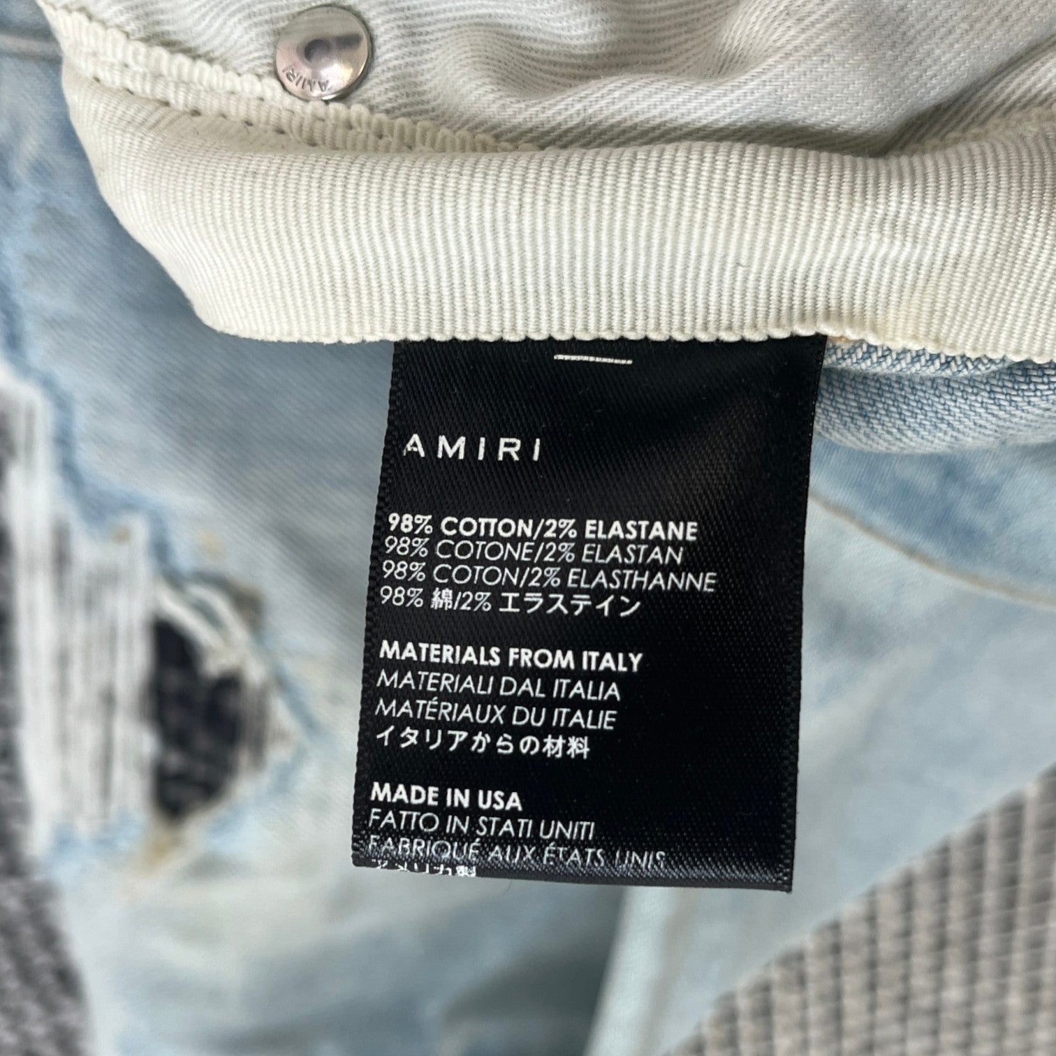 Men's Mx1 Distressed Jeans Blue Size Waist 32"