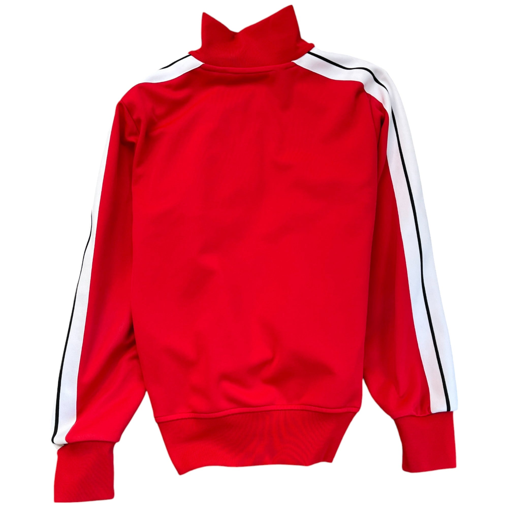 Men's Printed Logo Track Jacket Red Size M