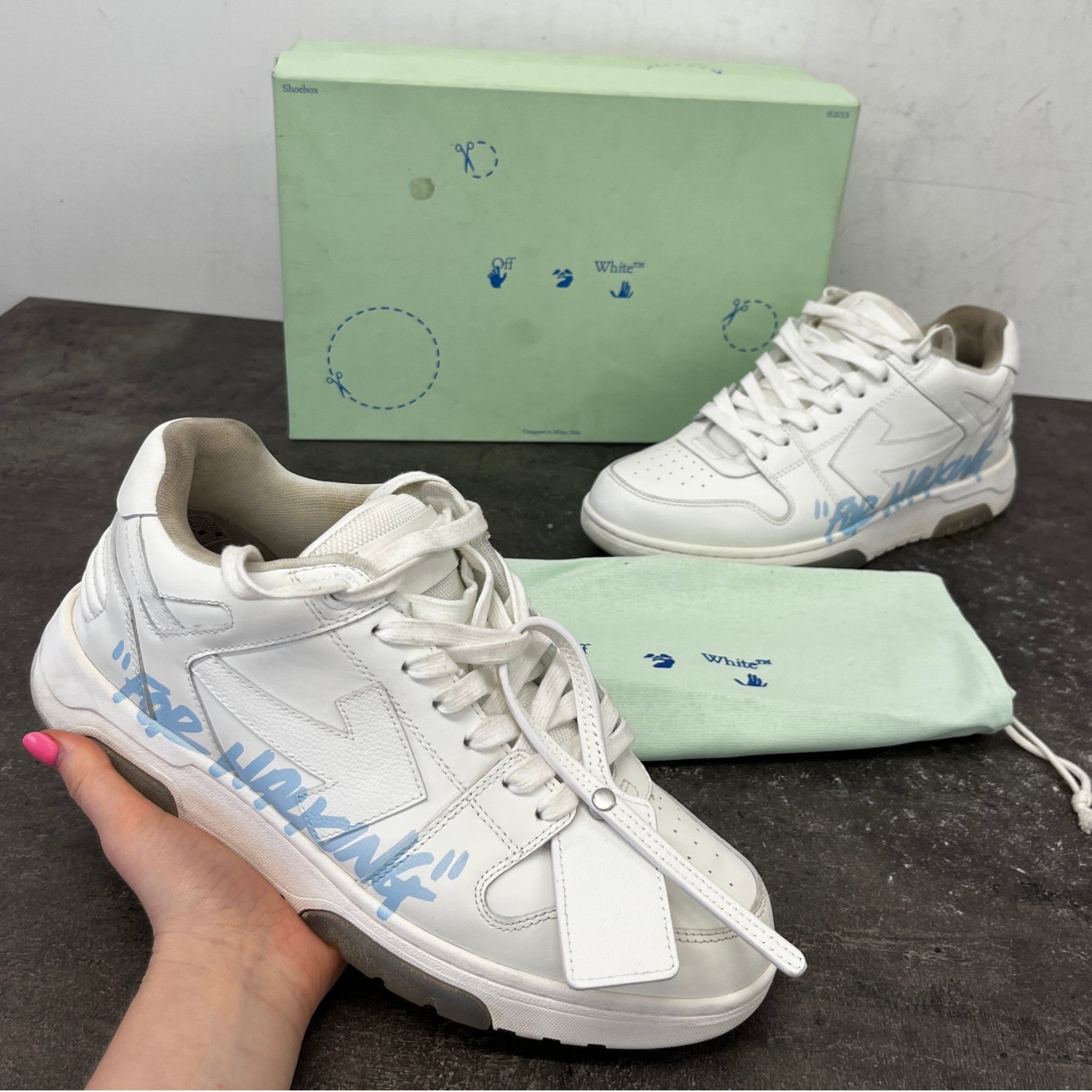 Men's Out Of Office For Walking Low Trainers White Size EU 43 / UK 9
