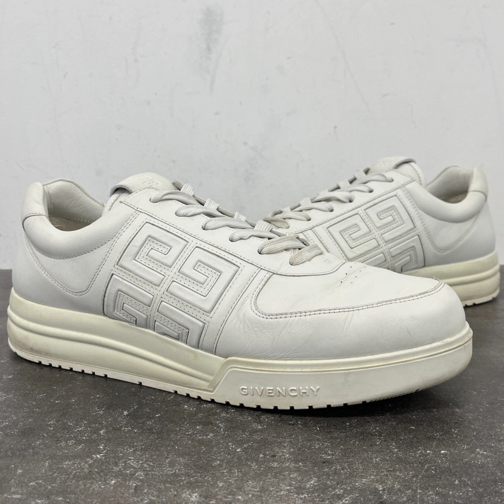 Men's 4G Monogram Low Trainers White Size EU 45 / UK 11