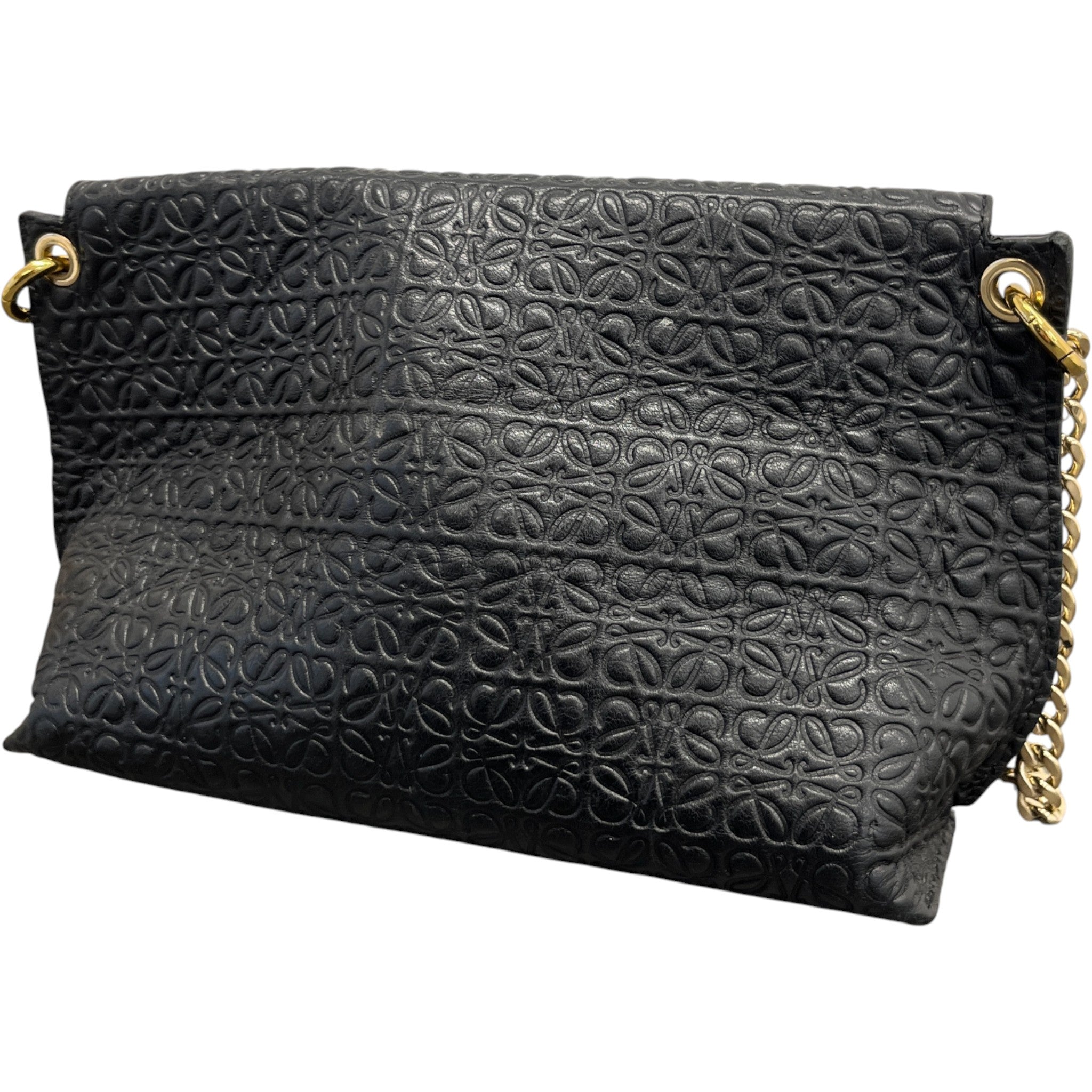 Women's Repeat Anagram Avenue Bag Black