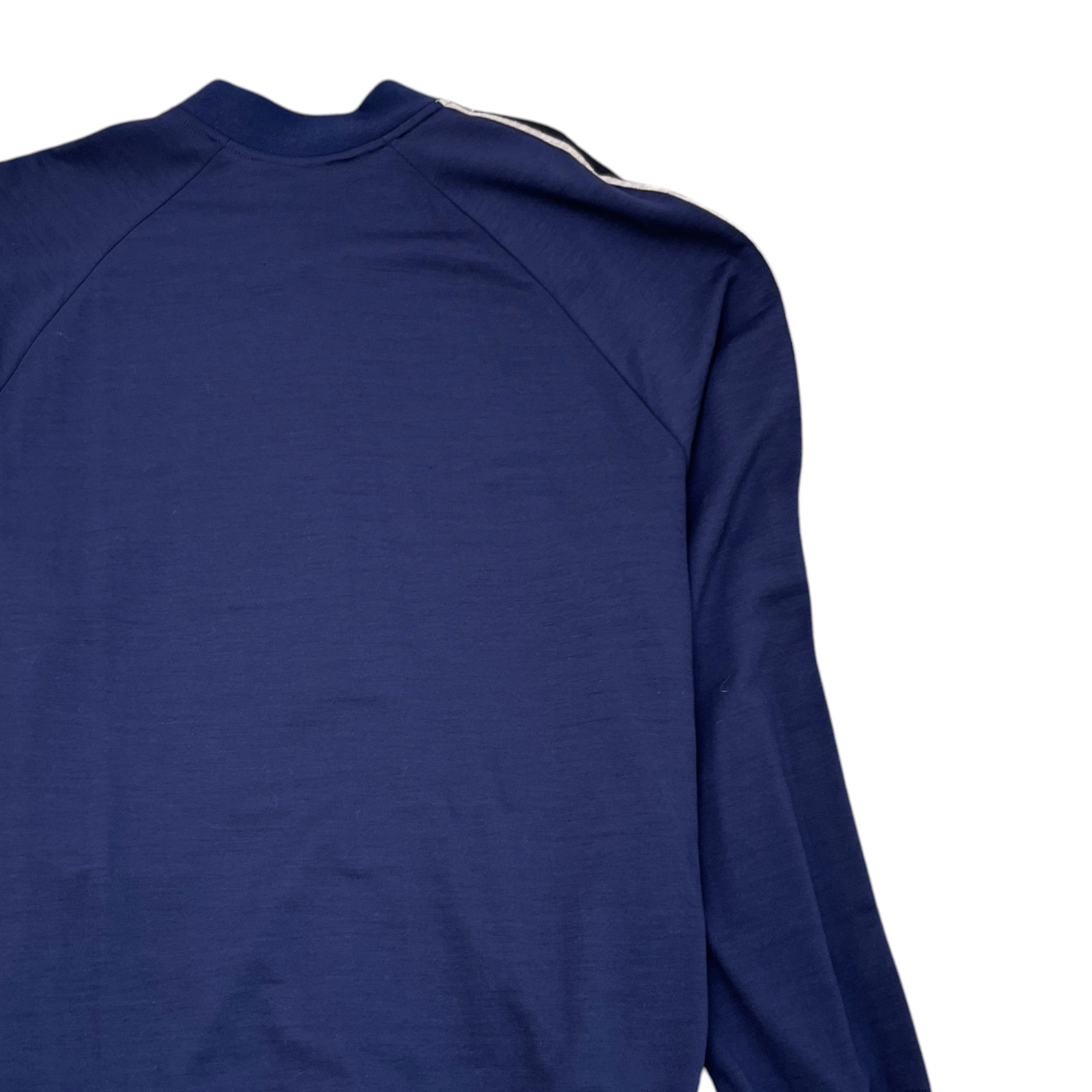 Men's Stripe Track Jacket Navy Size XXXL