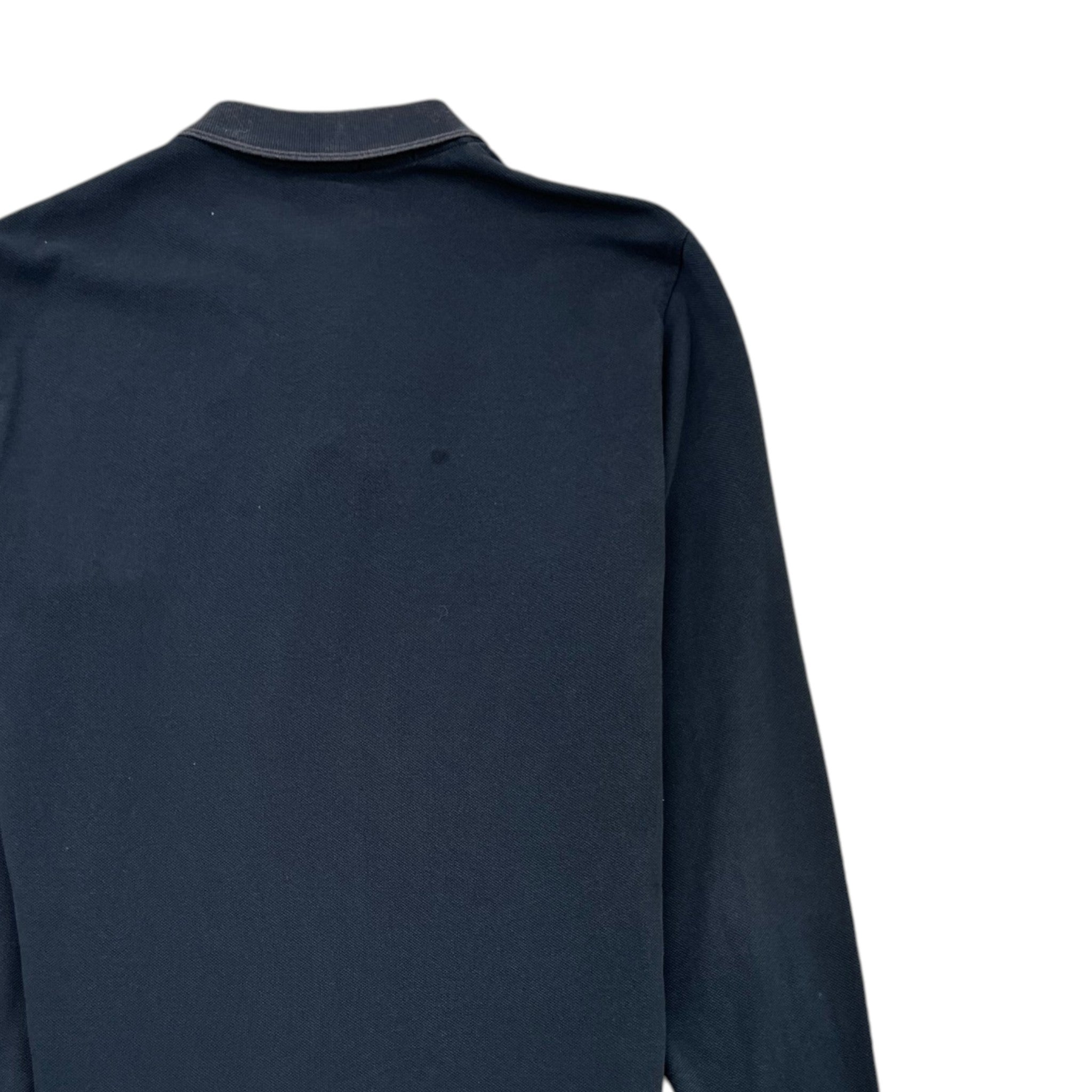Men's Maglia Polo Shirt Navy Size L