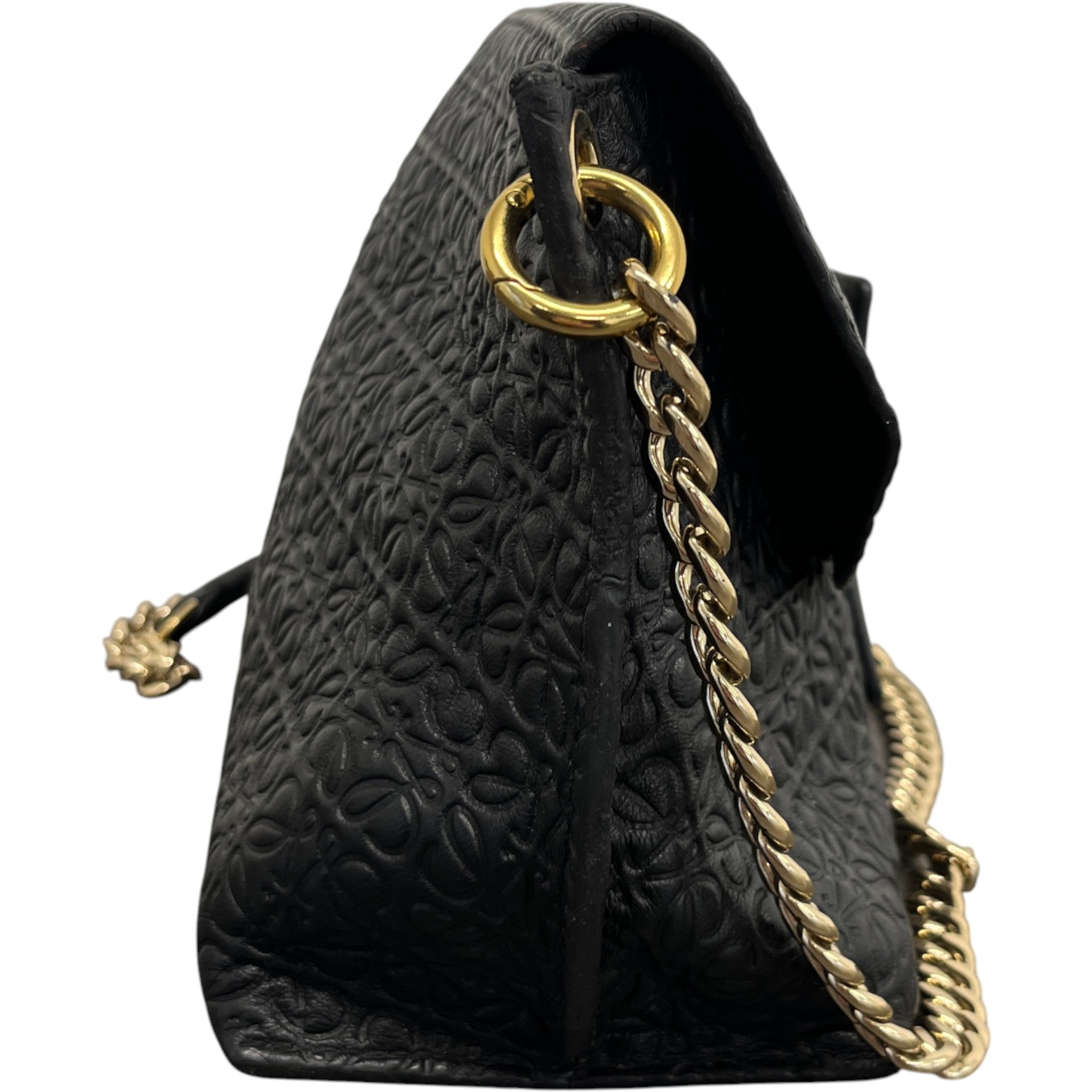 Women's Repeat Anagram Avenue Bag Black