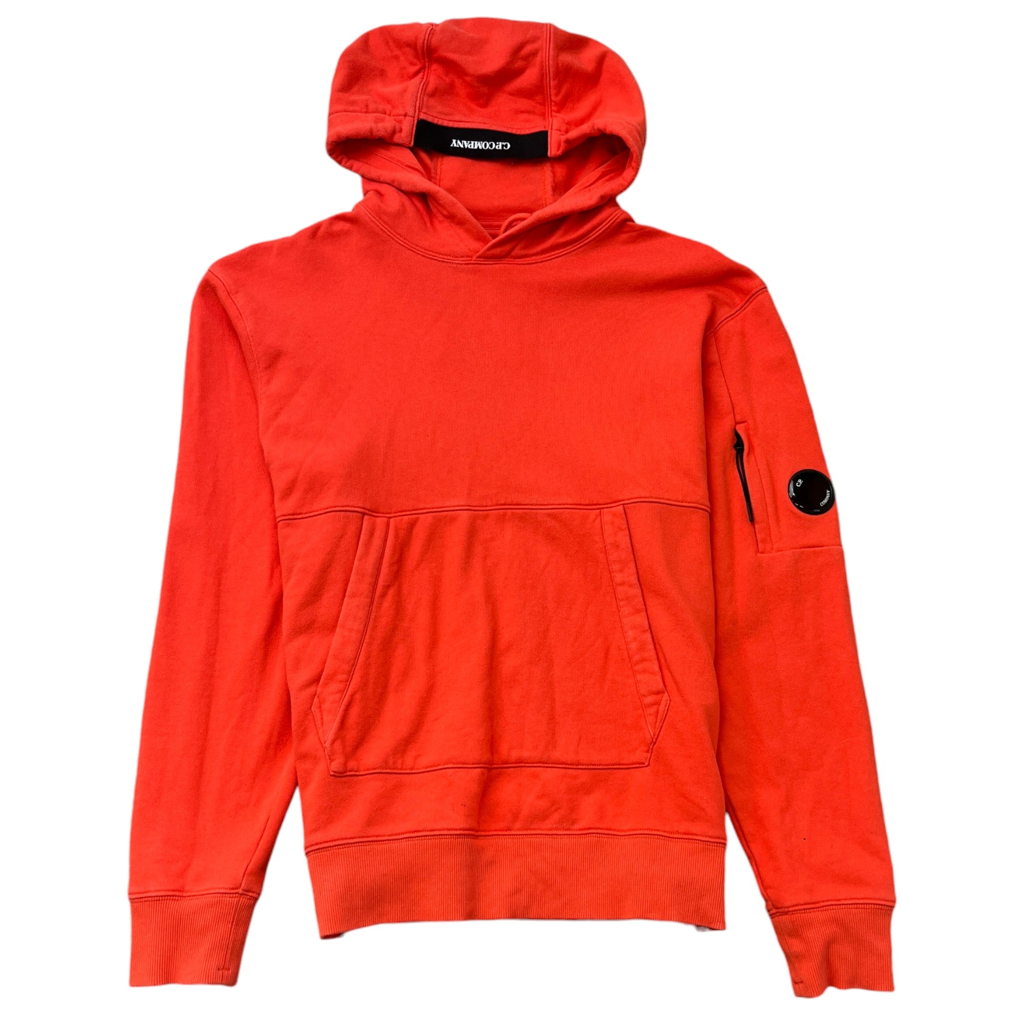 Men's Lens Logo Hoodie Orange Size L