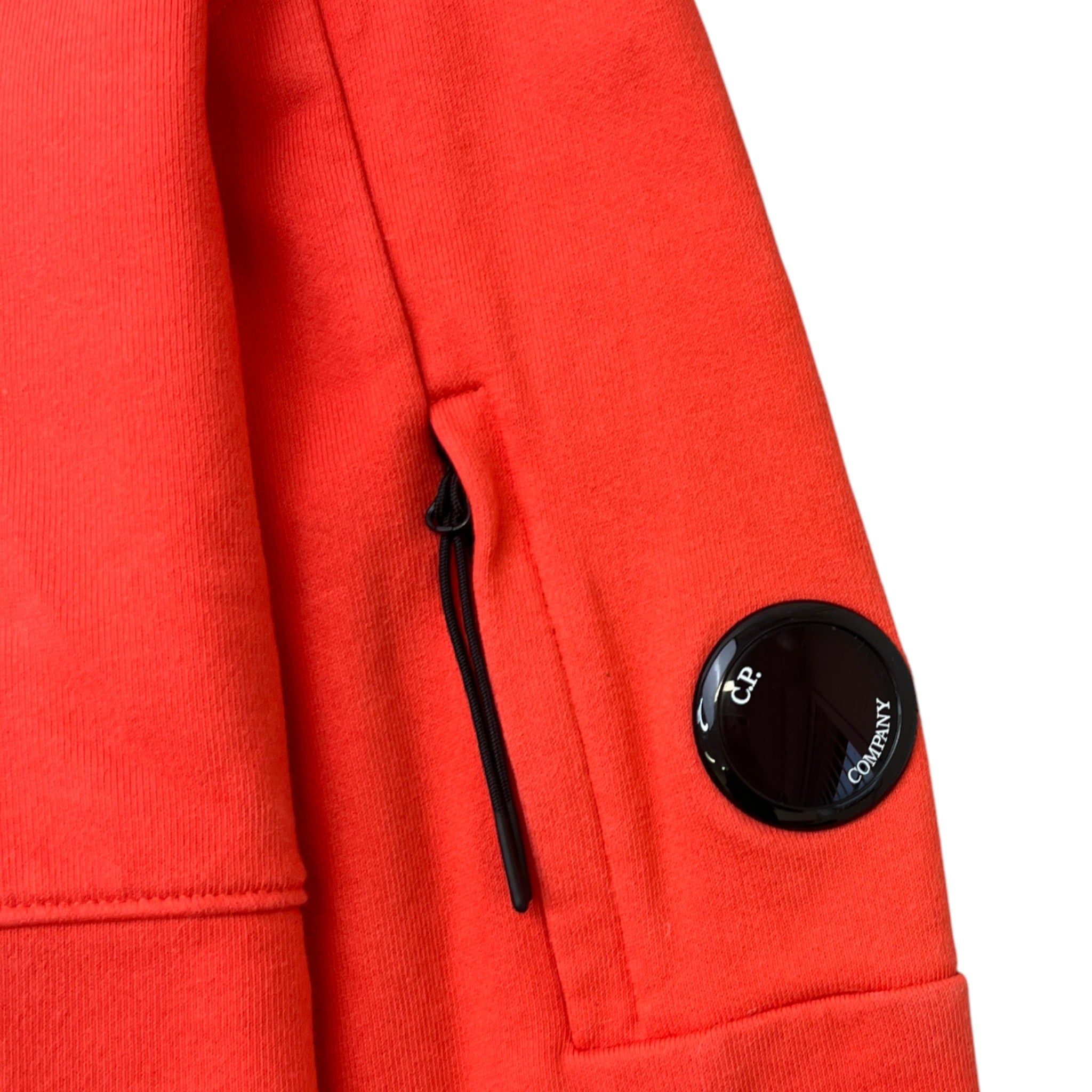 Men's Lens Logo Hoodie Orange Size L