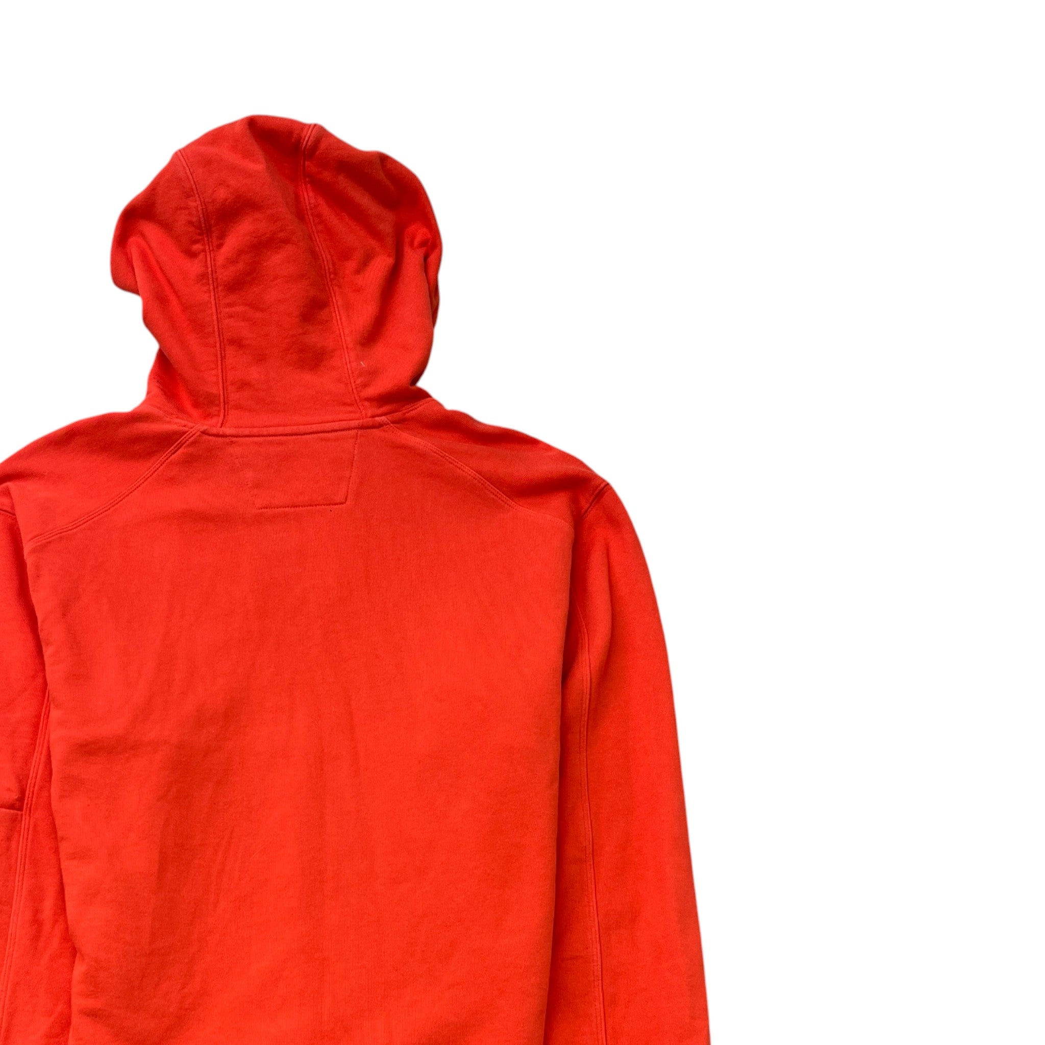 Men's Lens Logo Hoodie Orange Size L