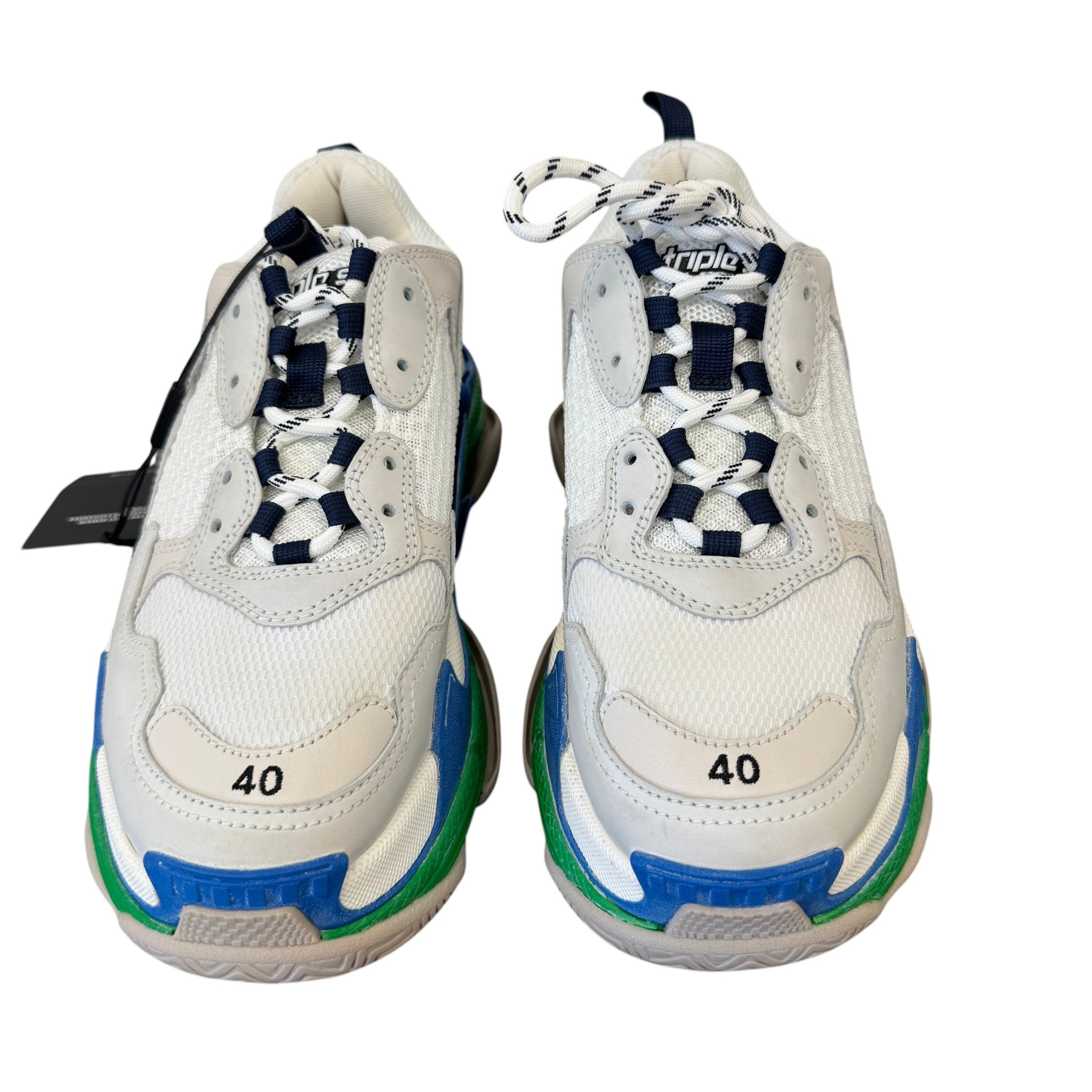 Men's Triple S Low Trainers White Size EU 40 / UK 6