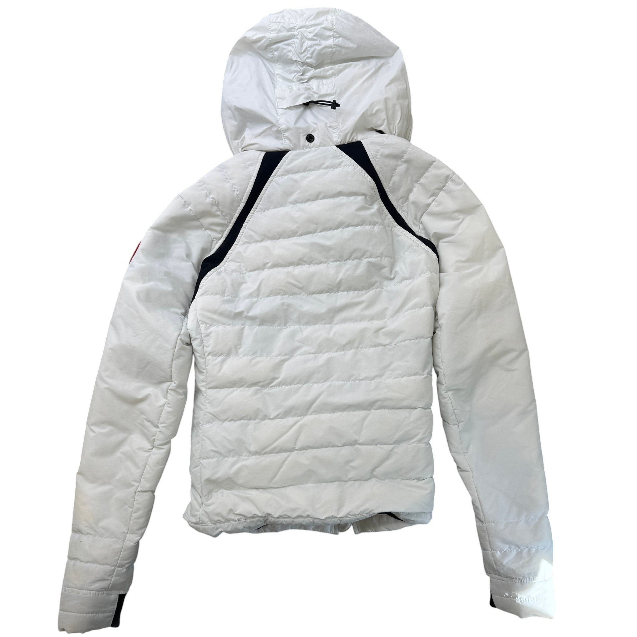 Women's Hybridge Base Down Jacket White Size M